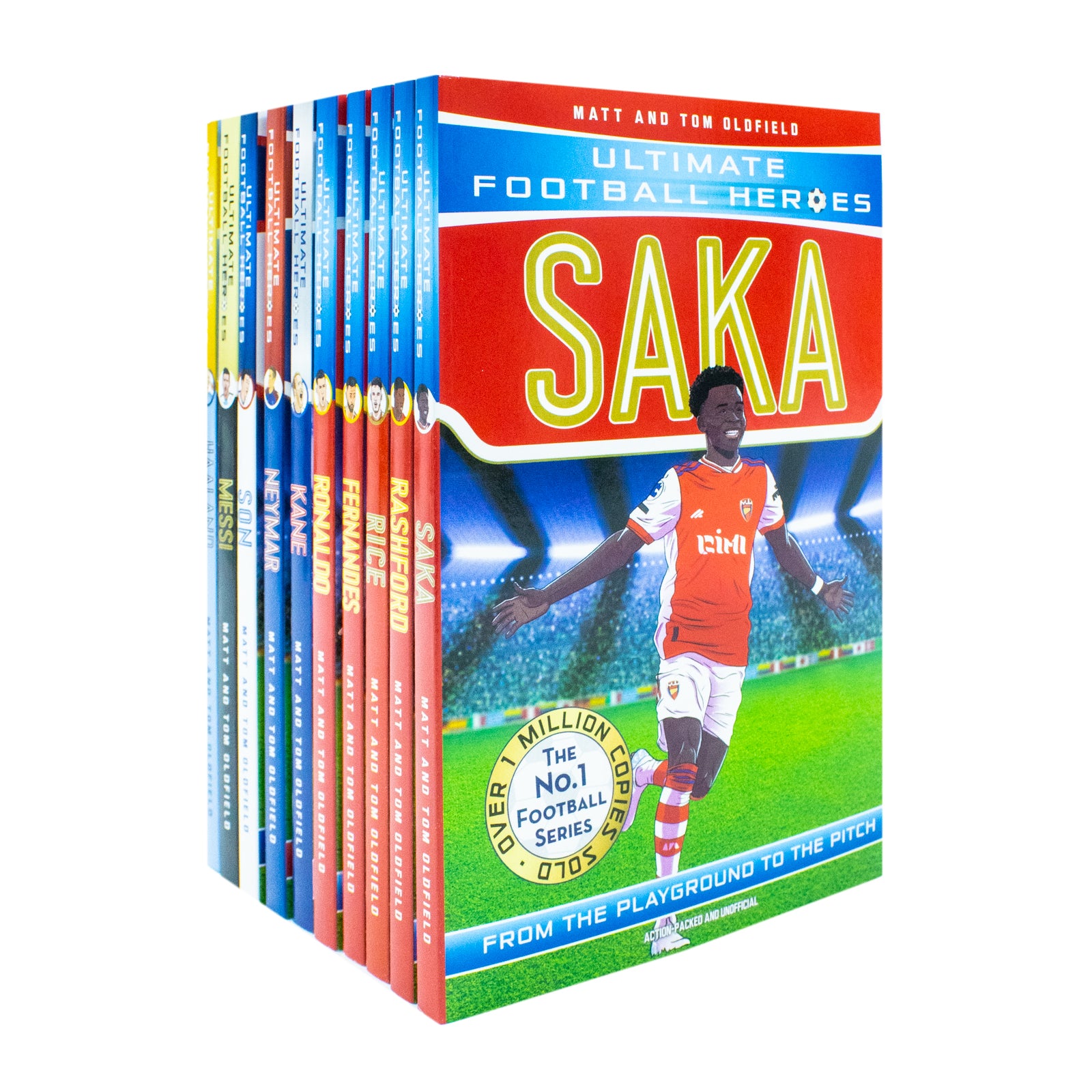 Ultimate Football Heroes Series 1 10 Books Collection Set by Matt & Tom Oldfield - Paperback - Ages 7-9