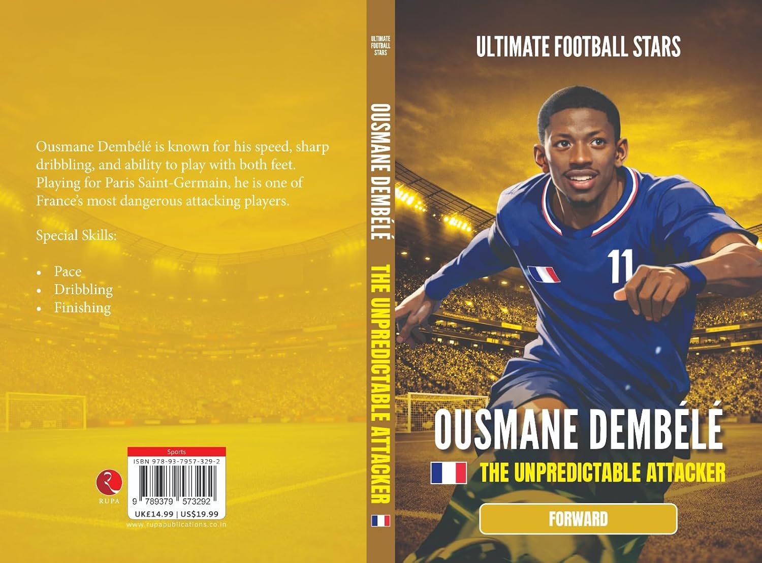 Ultimate Football Stars biography set featuring Vinicius Jr, Musiala, Yamal and Pedri