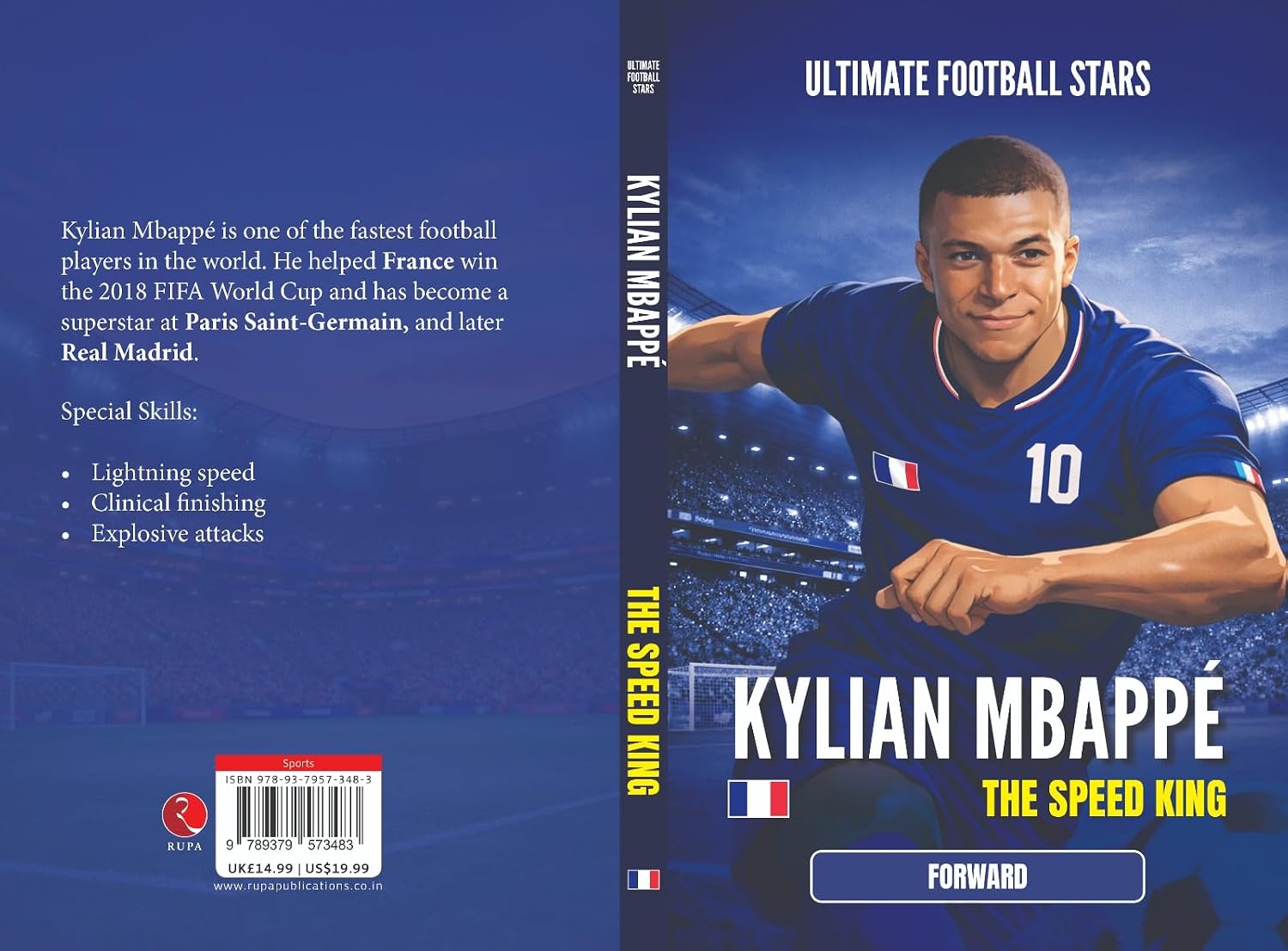 Ultimate Football Stars 12 books collection set box packaging front view