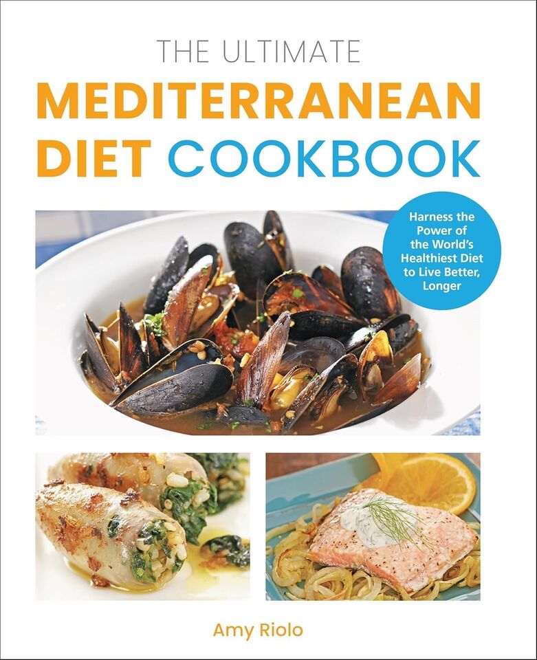 Ultimate Mediterranean Diet, Plant-Based, Preserving & Weight Loss 4 Books Collection Set laid out together