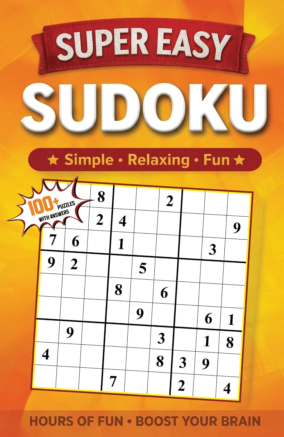 Hard Sudoku paperback book cover from The Ultimate Sudoku Challenge 10 book collection set