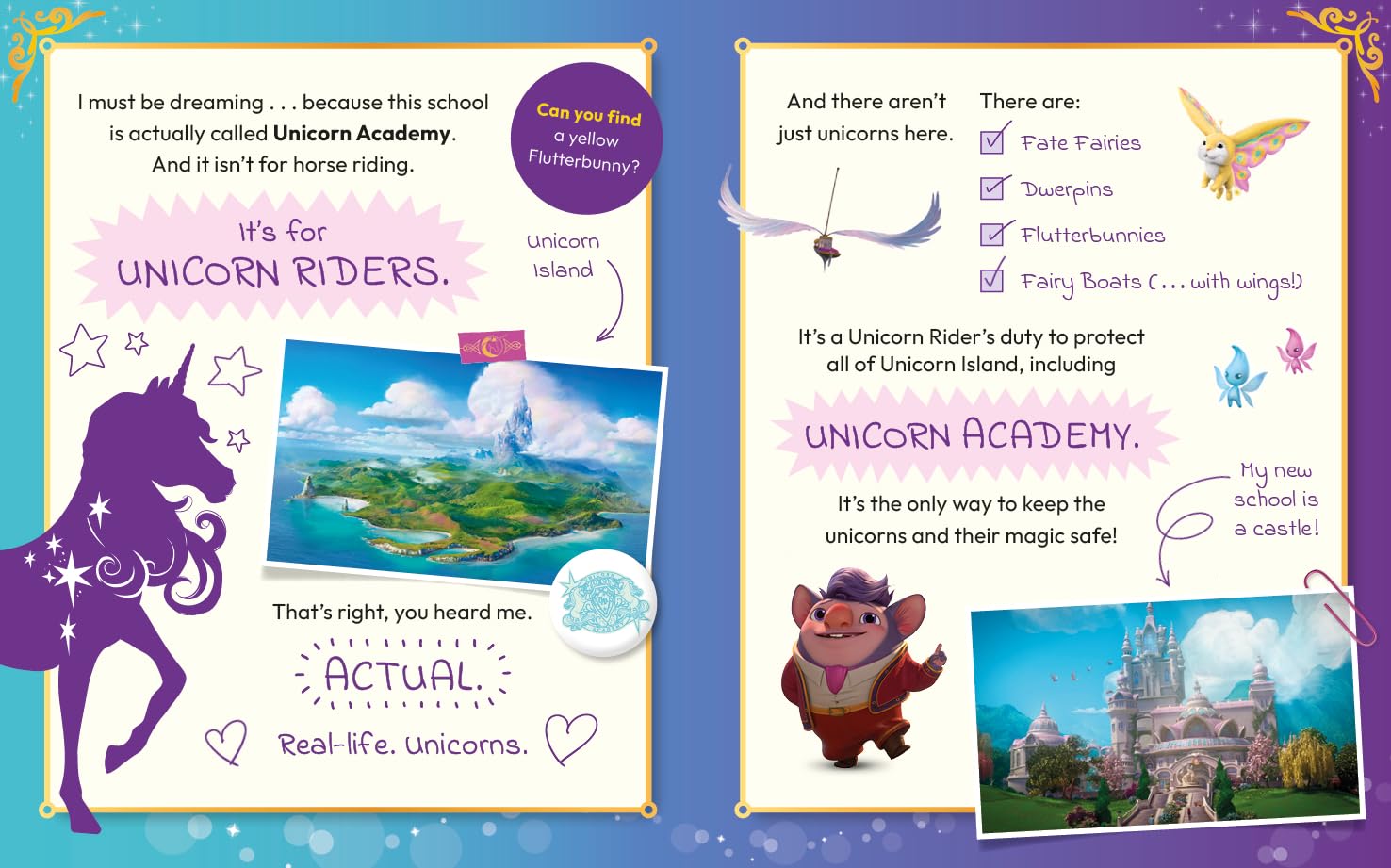 Unicorn Academy: My Secret Unicorn Diary World Book Day 2026 paperback full cover spread