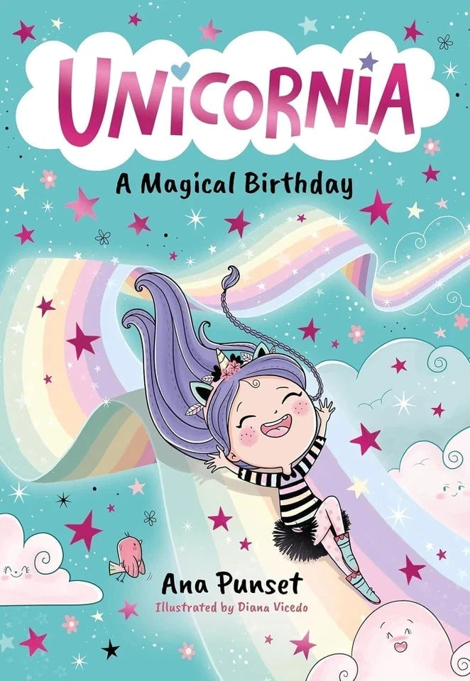 Unicornia: The Cupcake Contest by Ana Punset - paperback chapter book cover