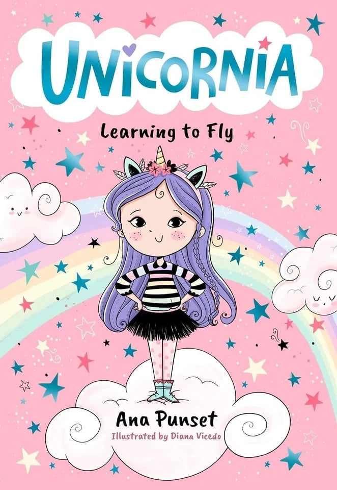 Unicornia: The Dance Show by Ana Punset - paperback chapter book cover