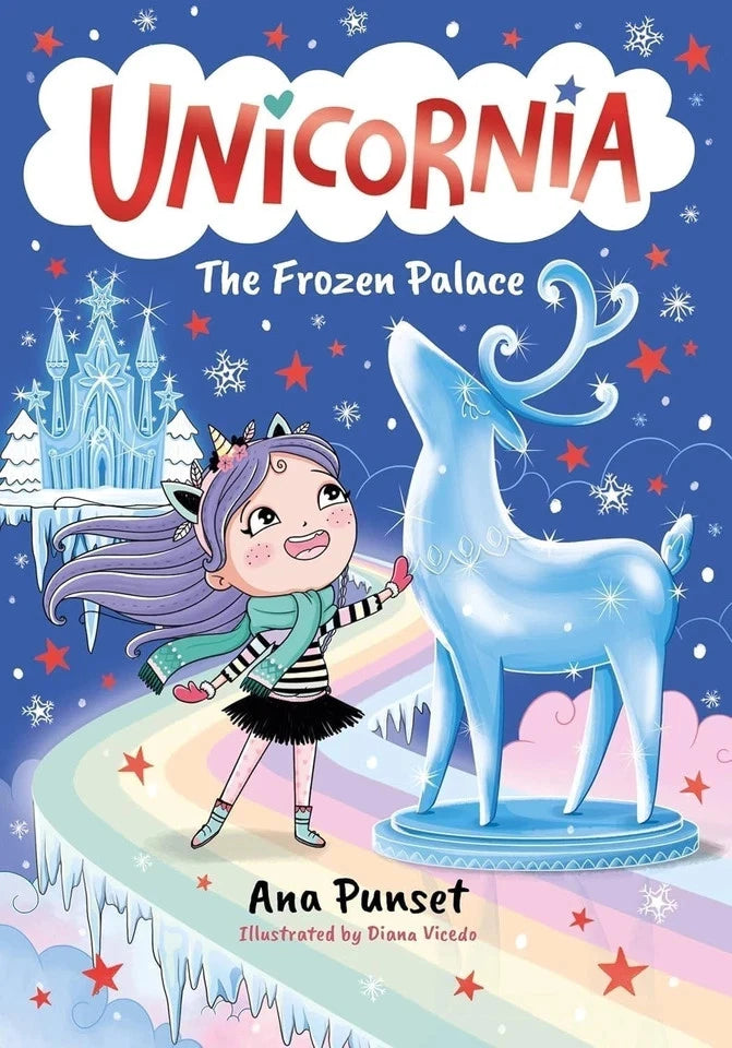 Unicornia: The Frozen Palace by Ana Punset - paperback chapter book cover