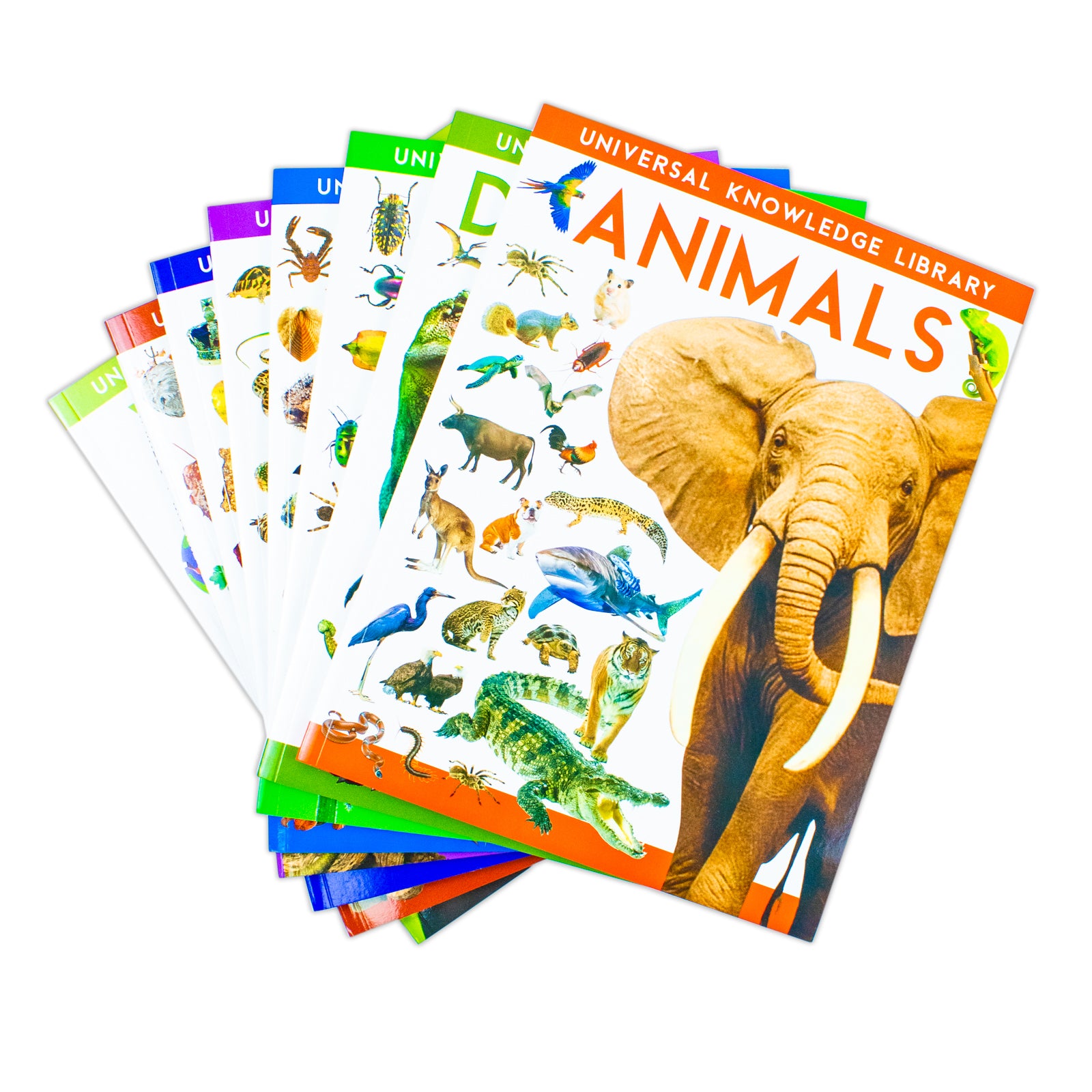 Universal Knowledge Library Animals and Nature paperback set - Oceans and Reptiles volumes
