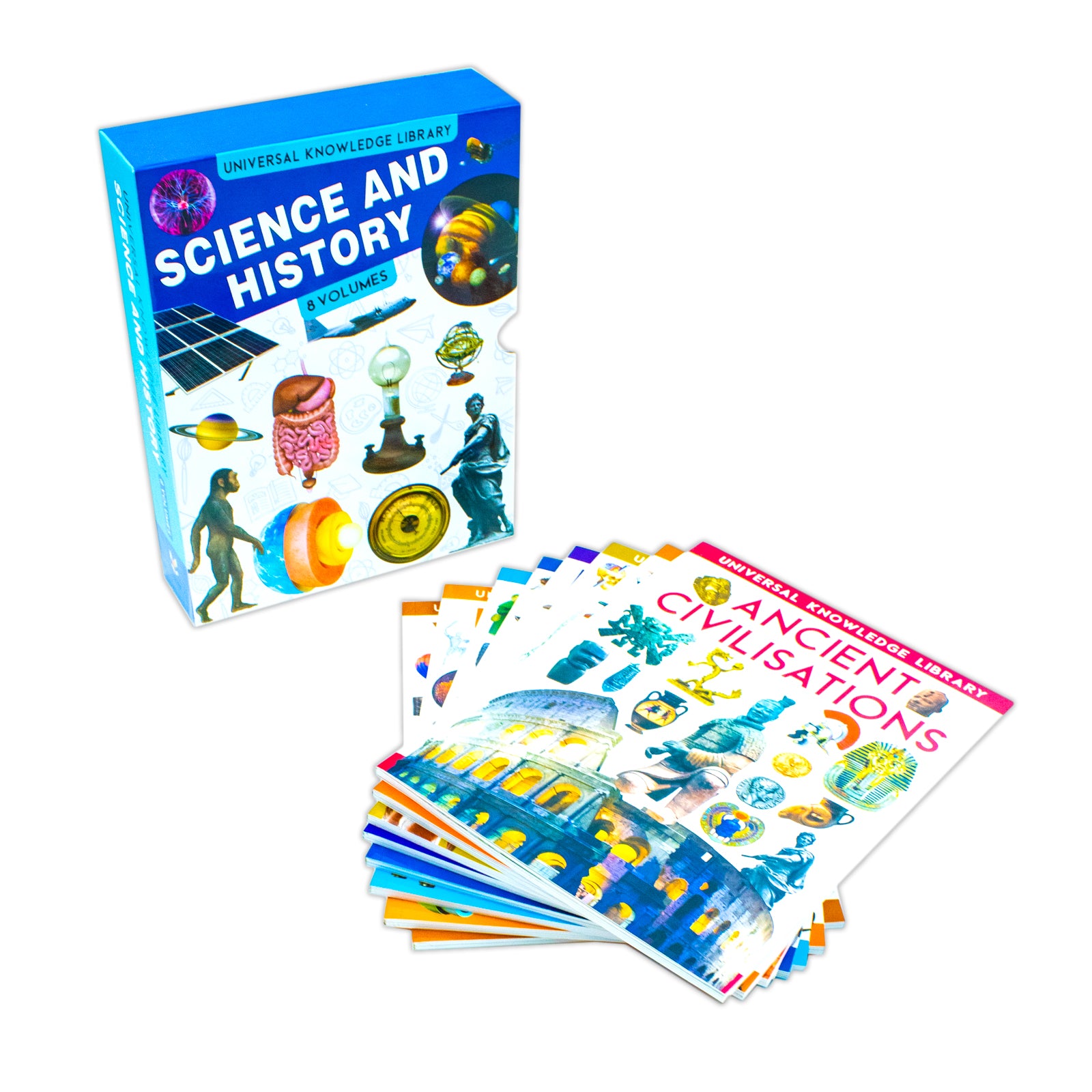 Universal Knowledge Library - Energy and Human Body paperback volumes