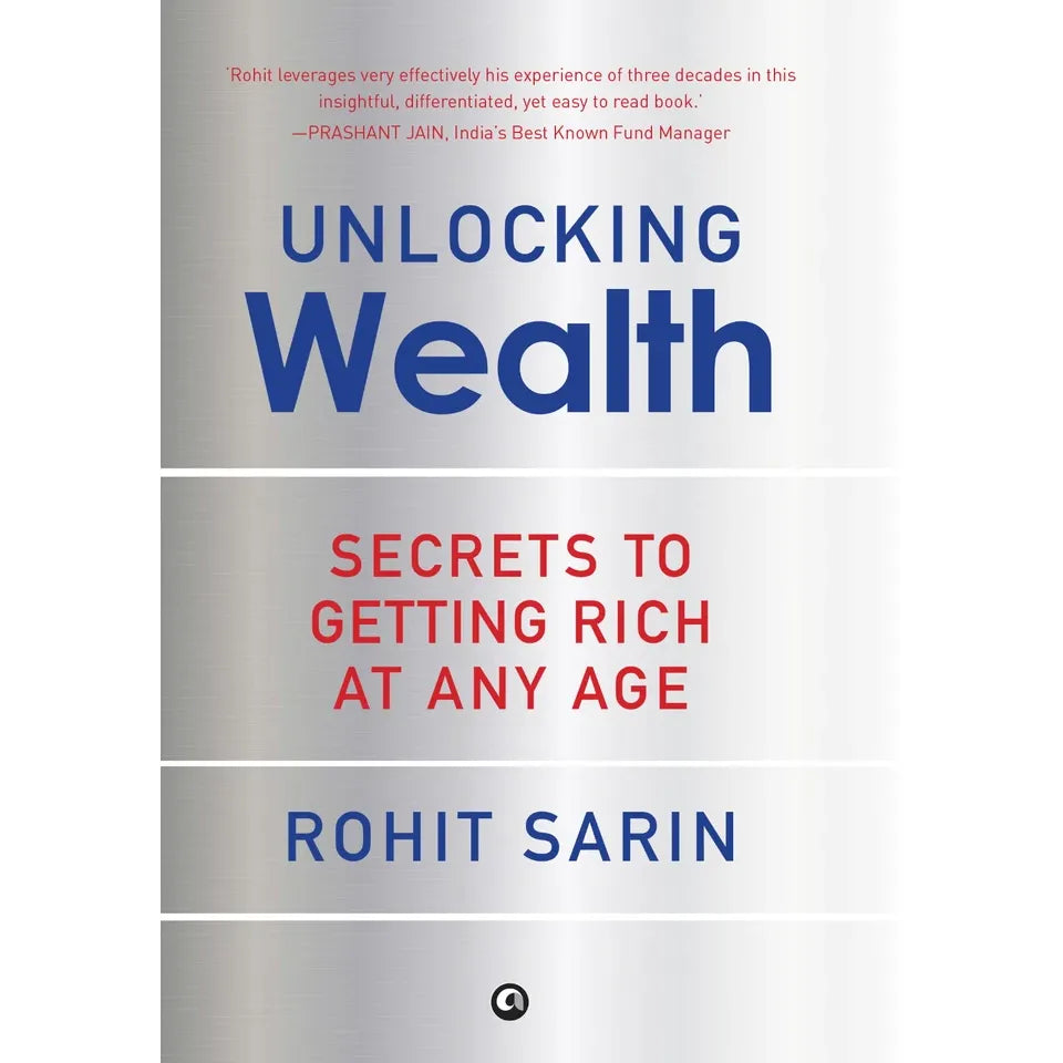 Unlocking Wealth by Rohit Sarin hardback spine and edition details