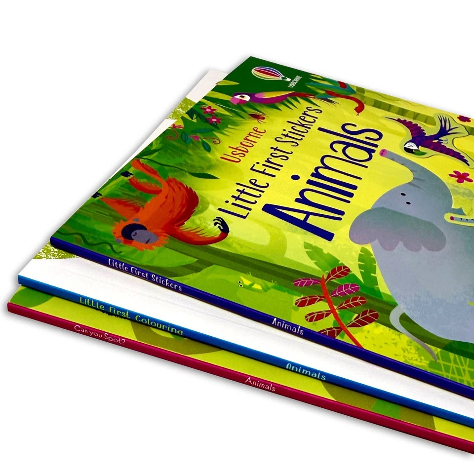 Usborne Animals spotting book pages from the Animals Activity Pack paperback set
