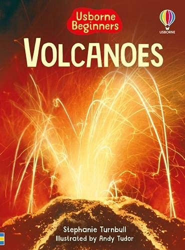 Usborne Beginners Astronomy and Volcanoes paperback book covers
