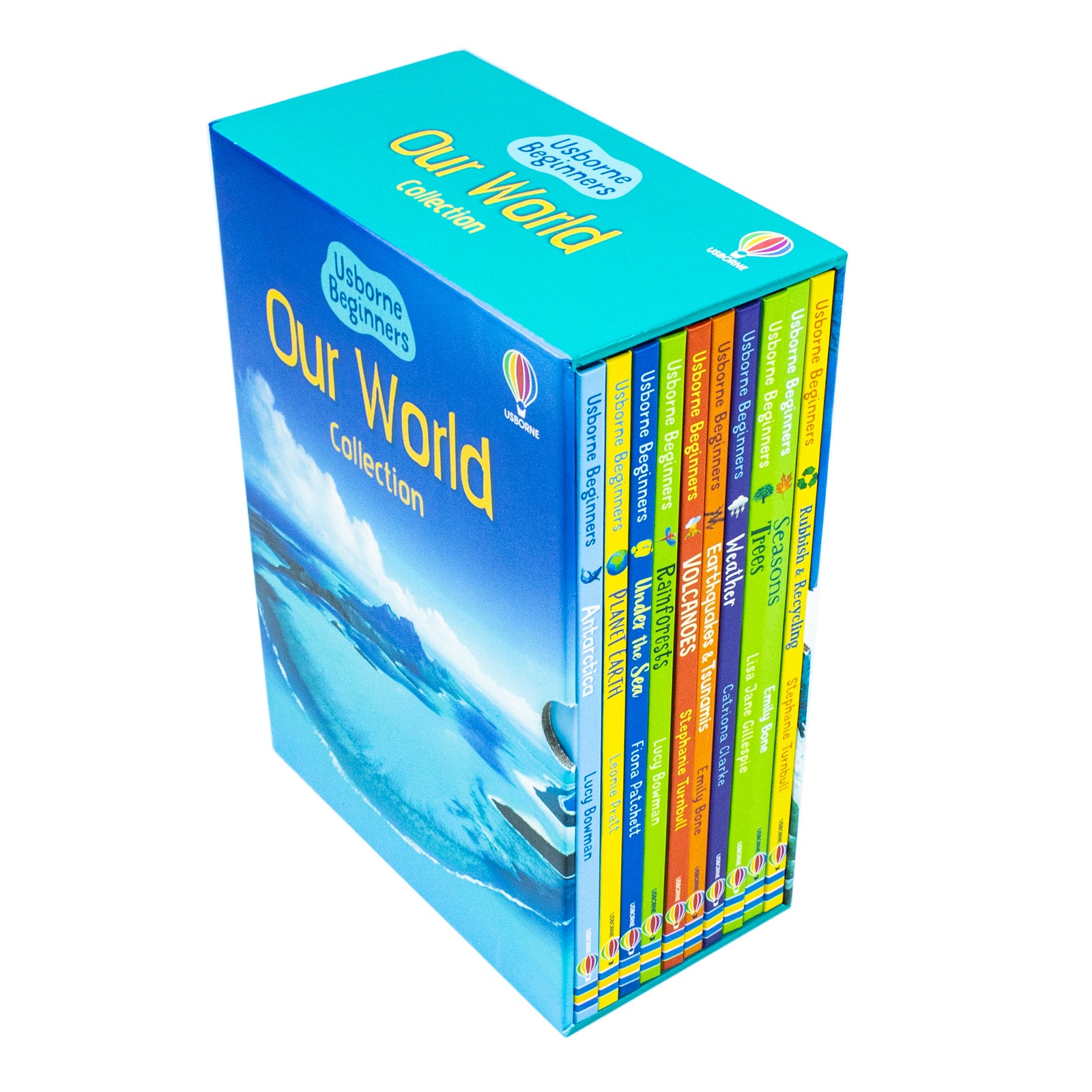 Usborne Beginners Our World 10 Books Collection Set hardback box - Weather, Antarctica, Trees and more, ages 7+
