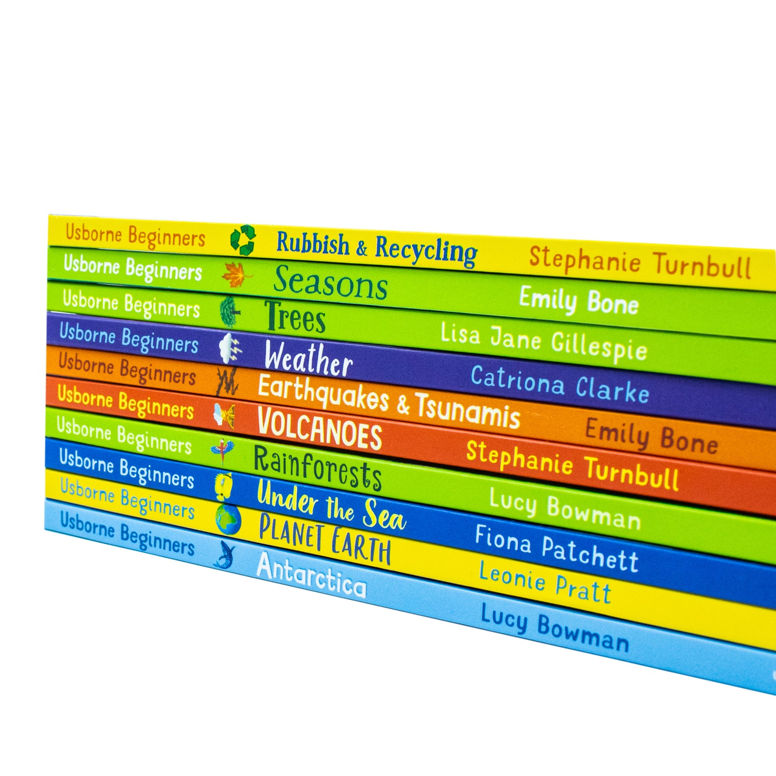 Usborne Beginners Antarctica hardback book page sample from Our World 10 book set
