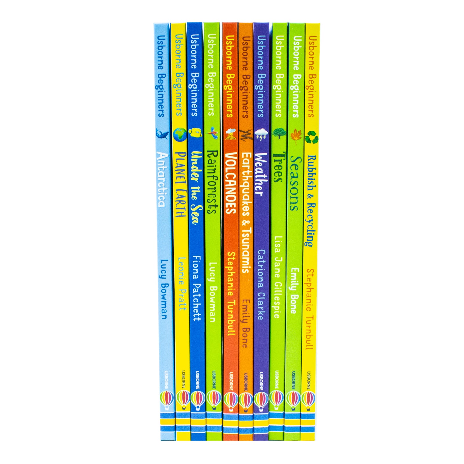 Usborne Beginners Our World 10 books collection set box packaging, hardback ages 7+