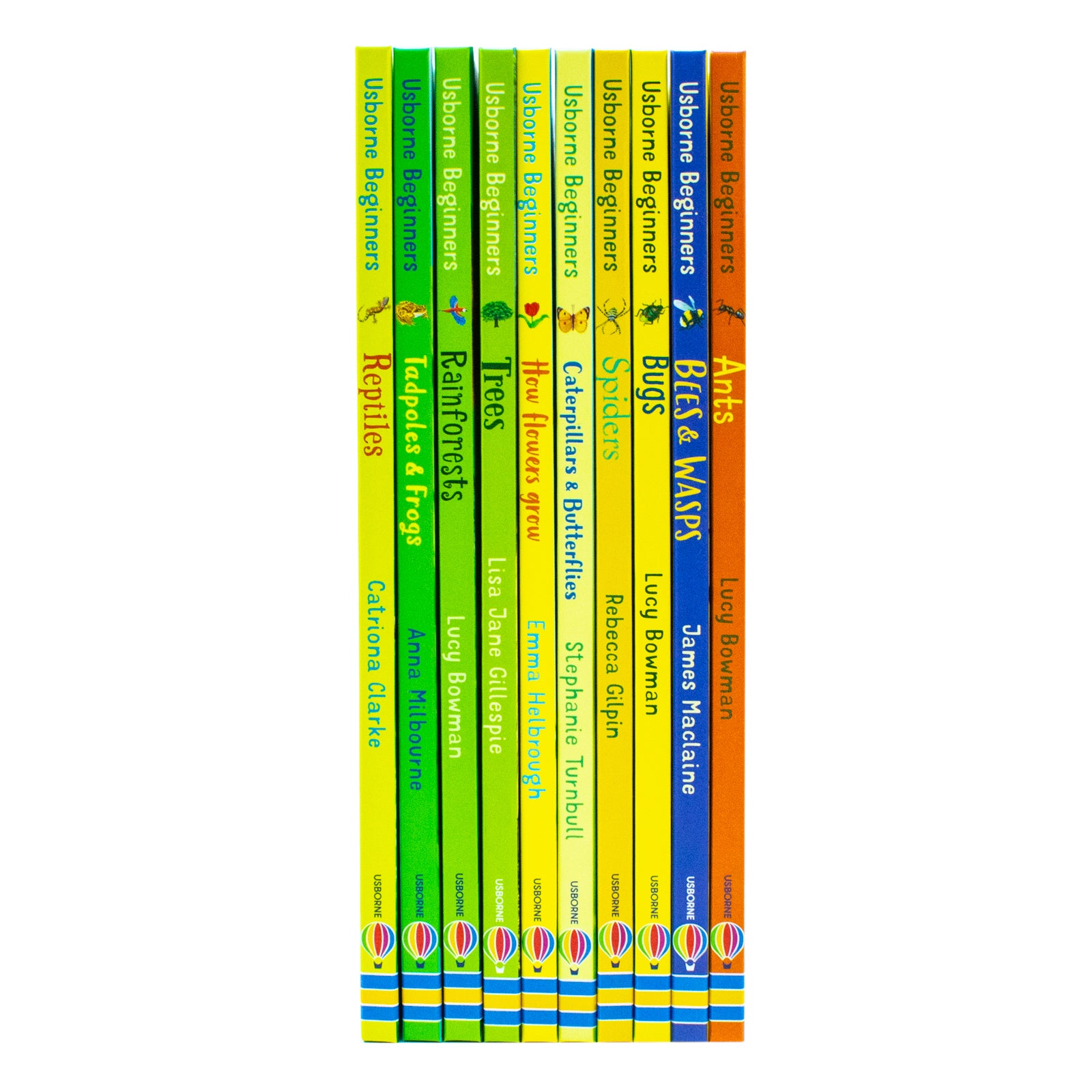 Usborne Beginners Tadpoles and Frogs hardback book cover from the Nature 10 books collection