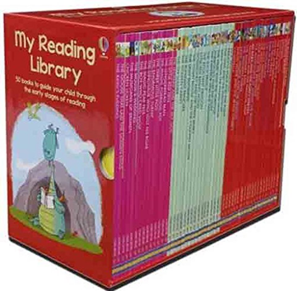 Usborne My Second Reading Library 50 Books Collection Set - Paperback fairy tales and fables for ages 5-7