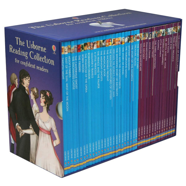 Usborne Reading Collection for Confident Readers 40 Books Set - Paperback box set for ages 6-9
