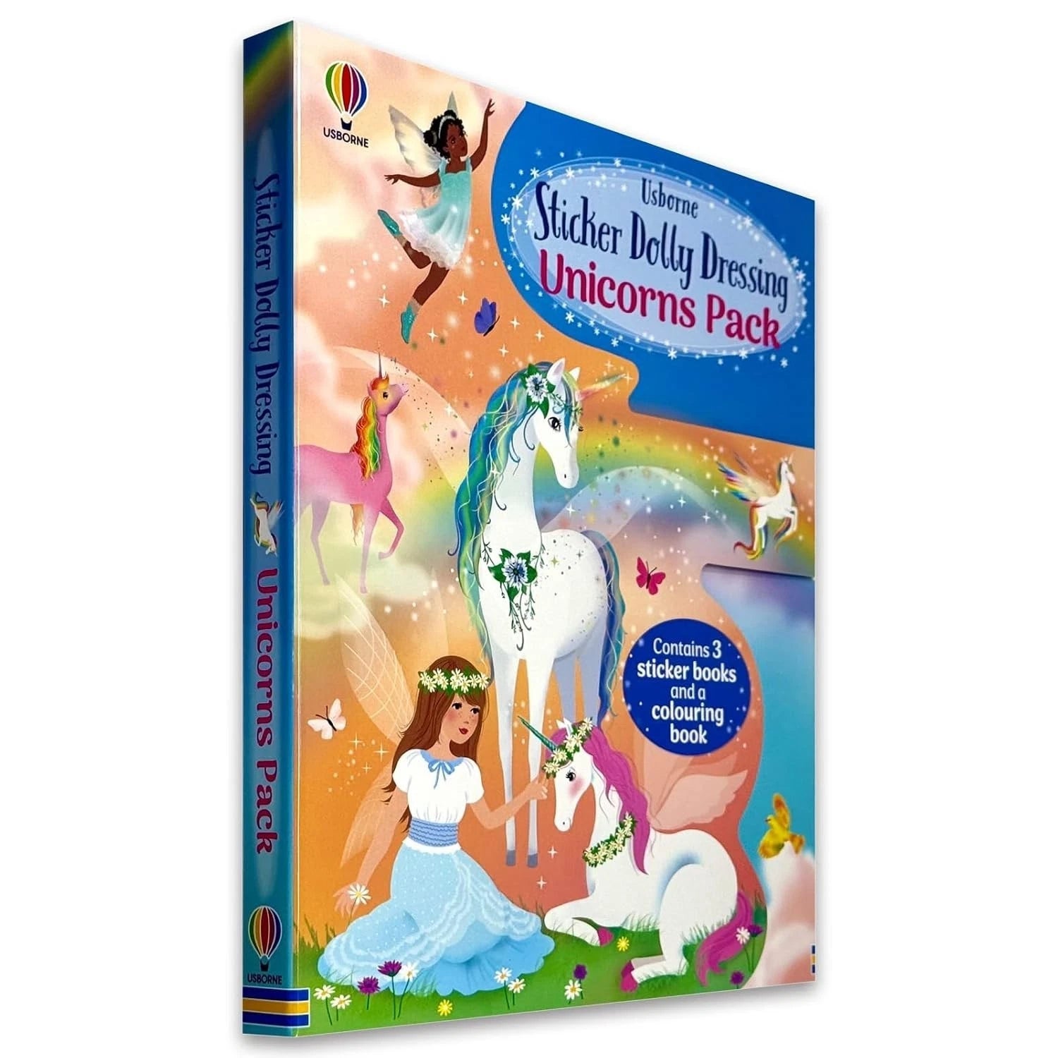 Usborne Sticker Dolly Dressing Unicorns Pack 4 Books Collection Set by Fiona Watt - Paperback - Ages 5+