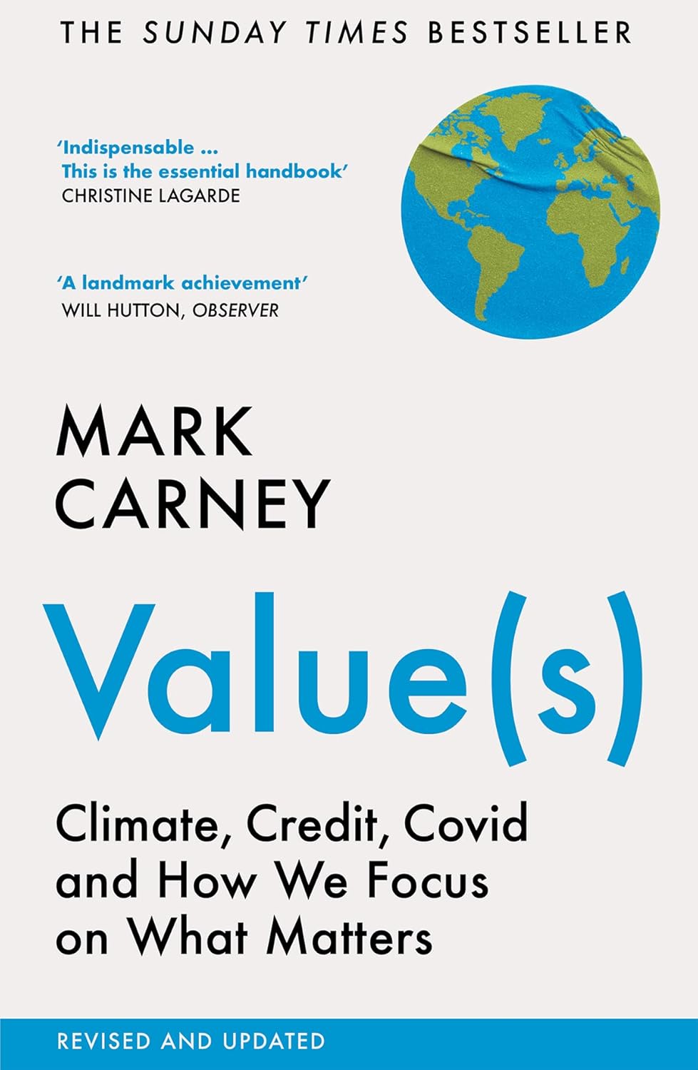 Value(s): Climate, Credit, Covid and How We Focus on What Matters by Mark Carney - Non Fiction Paperback front cover