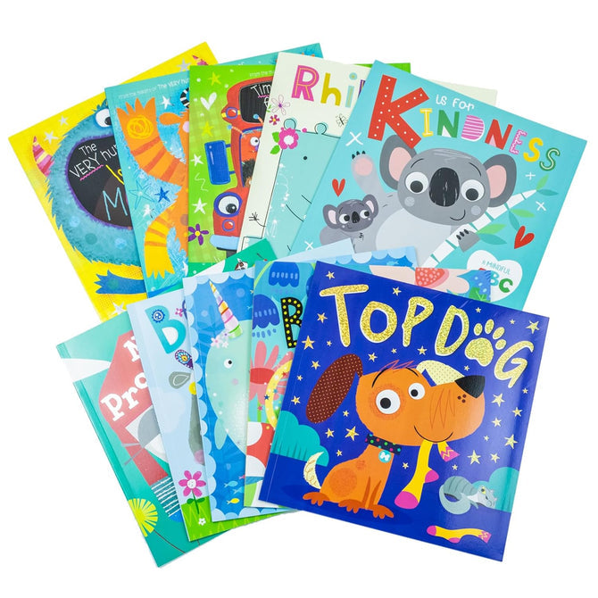 Very Hungry Worry Monster 10 Books Collection Set - Can I Have a Hug and Just Narwhal paperback covers