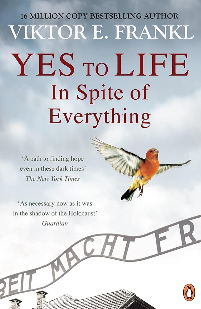 Yes to Life: In Spite of Everything by Viktor E. Frankl - paperback book cover, part of the 3 books collection set