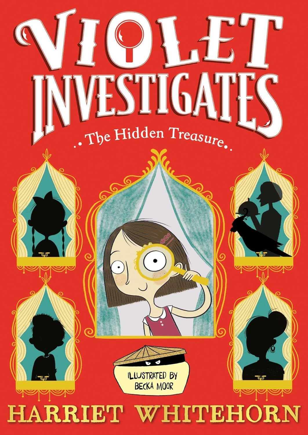 Violet and the Hidden Treasure by Harriet Whitehorn - Violet Investigates paperback cover