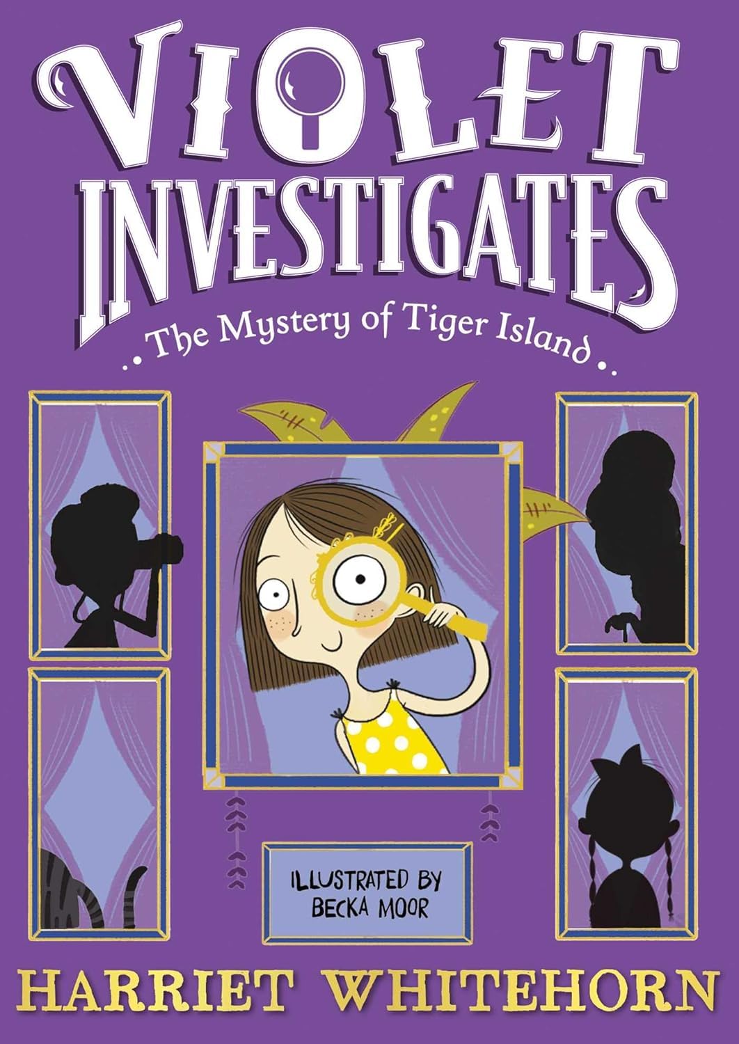 Violet and the Mystery of Tiger Island by Harriet Whitehorn - Violet Investigates paperback cover