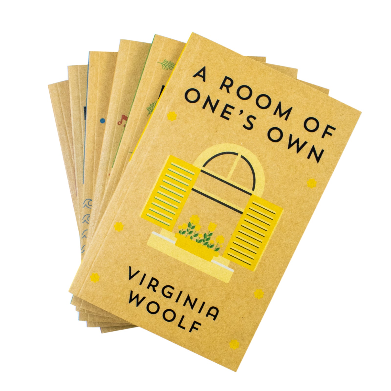 Virginia Woolf Collection paperback set stacked showing brand new condition