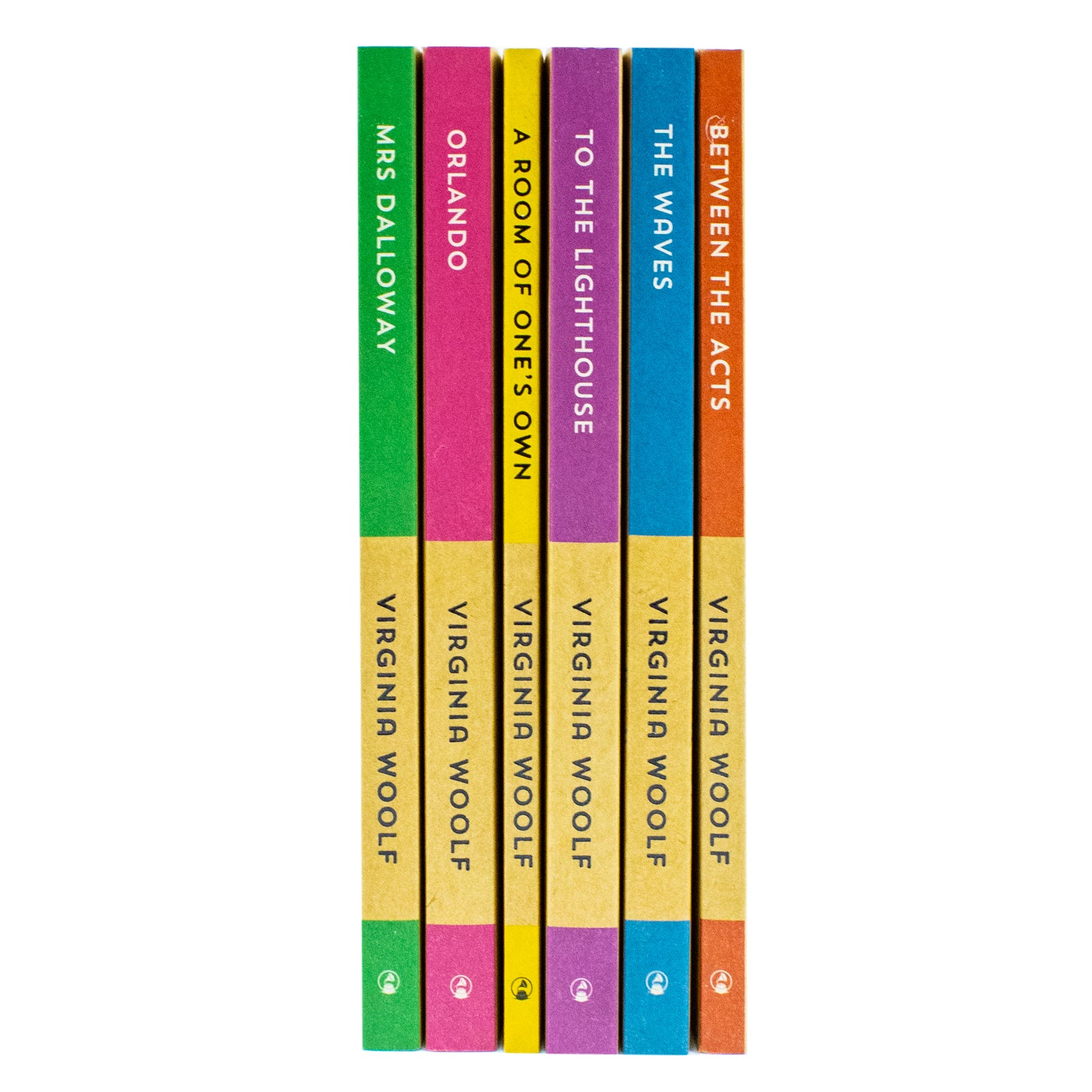 A Room Of One's Own and Mrs Dalloway paperback covers from Virginia Woolf Collection
