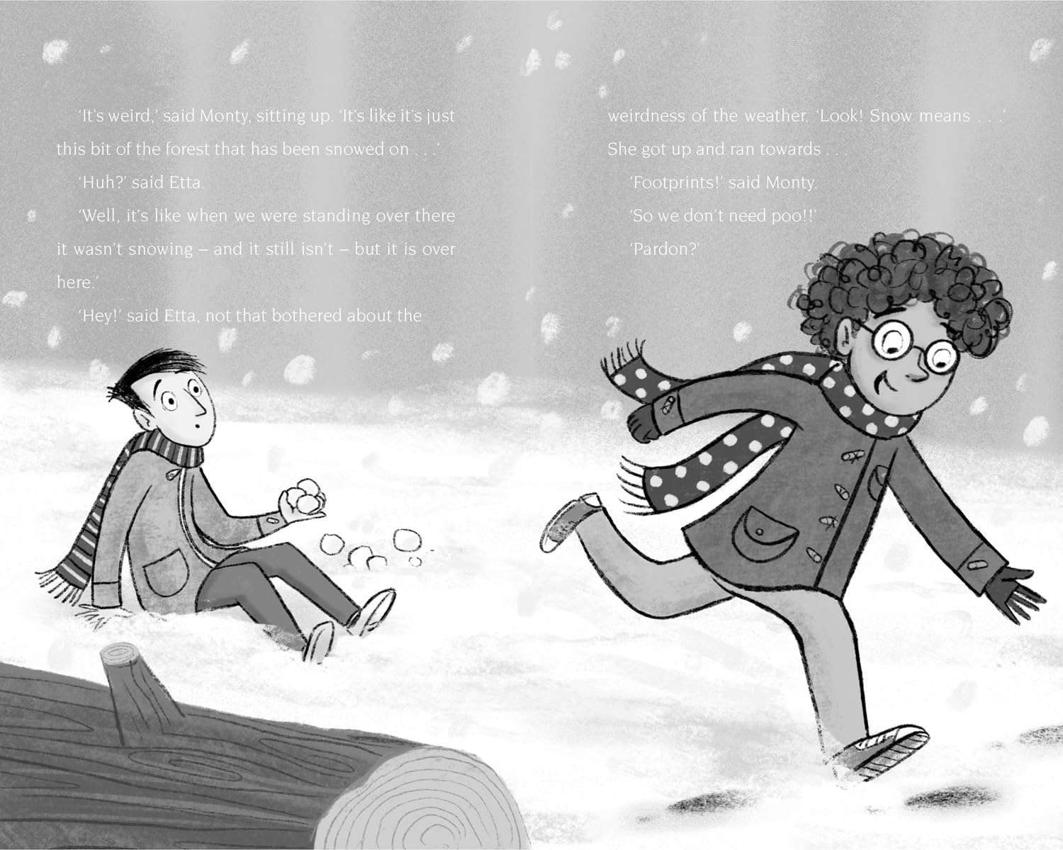 Virtually Christmas by David Baddiel hardback book, back cover with festive blurb, ages 8-12