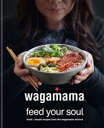 Wagamama Feed Your Soul Hardback and The Wagamama Cookbook Paperback book set - front covers