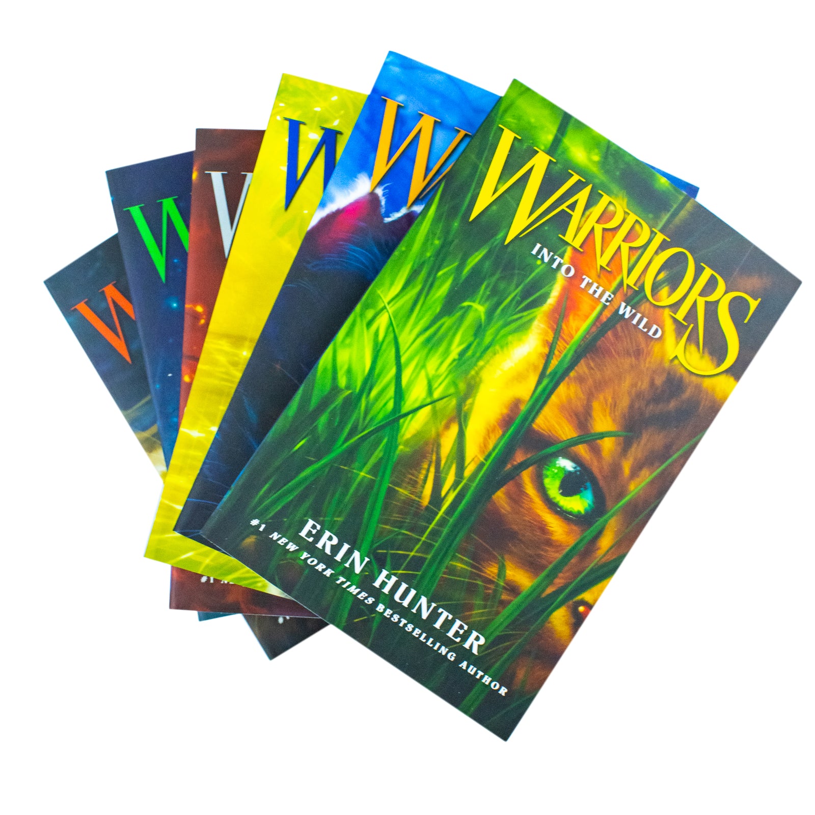 Warrior Cats Series 1: The Prophecies Begin by Erin Hunter - 6 book paperback collection set for ages 9-12