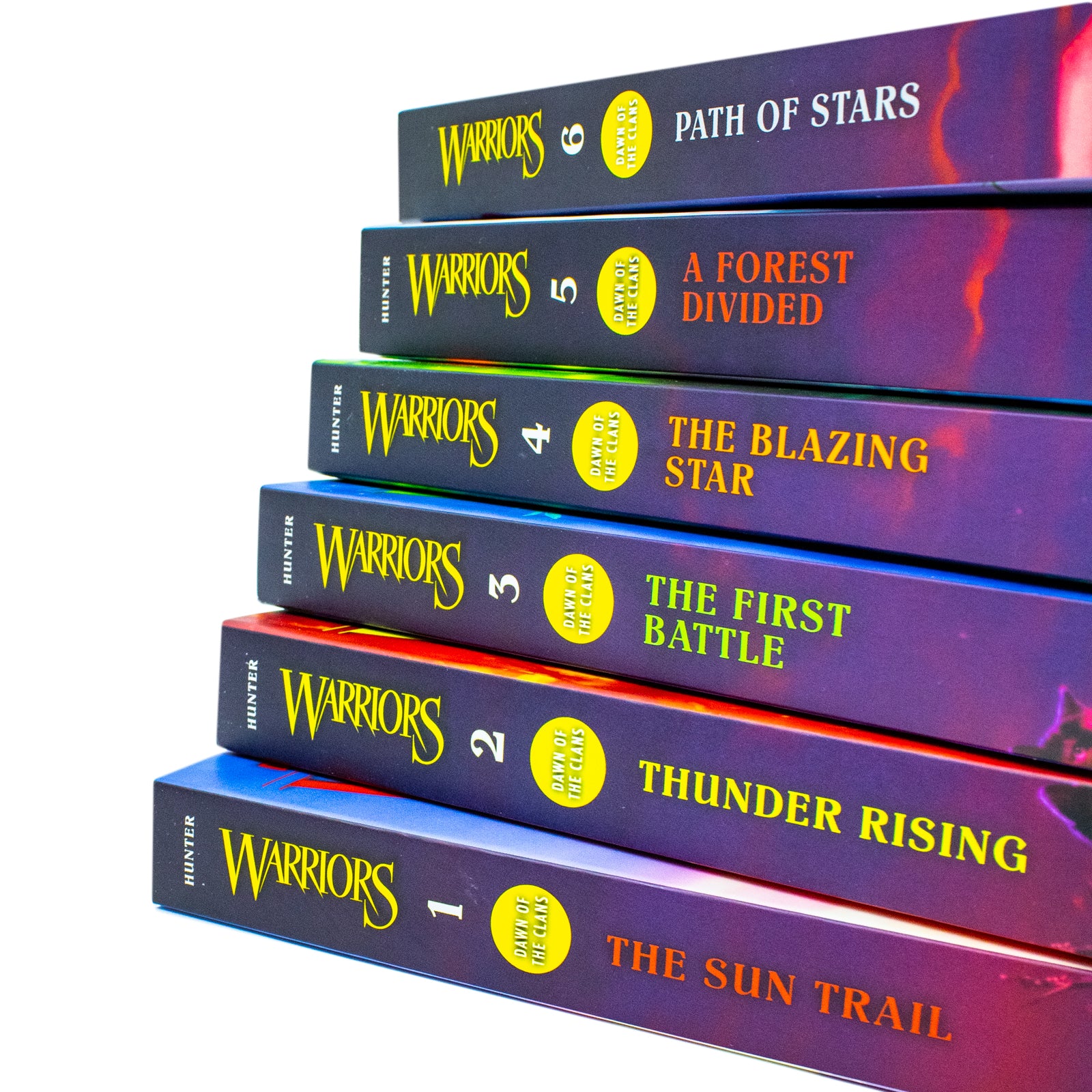 Warriors Dawn of the Clans Erin Hunter paperback collection back cover detail