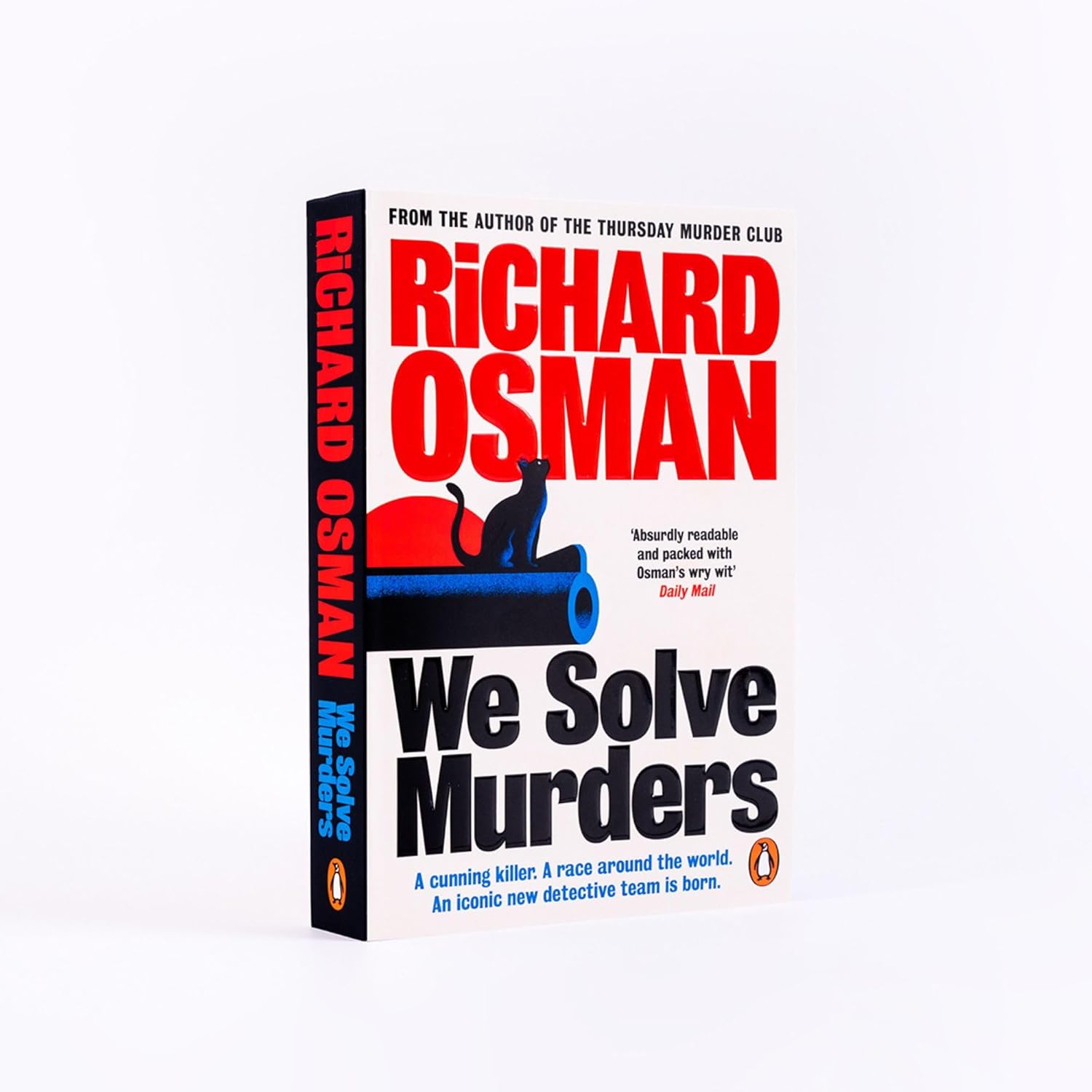 We Solve Murders by Richard Osman - Book 1 - Crime Thriller Mystery Fiction Paperback back cover