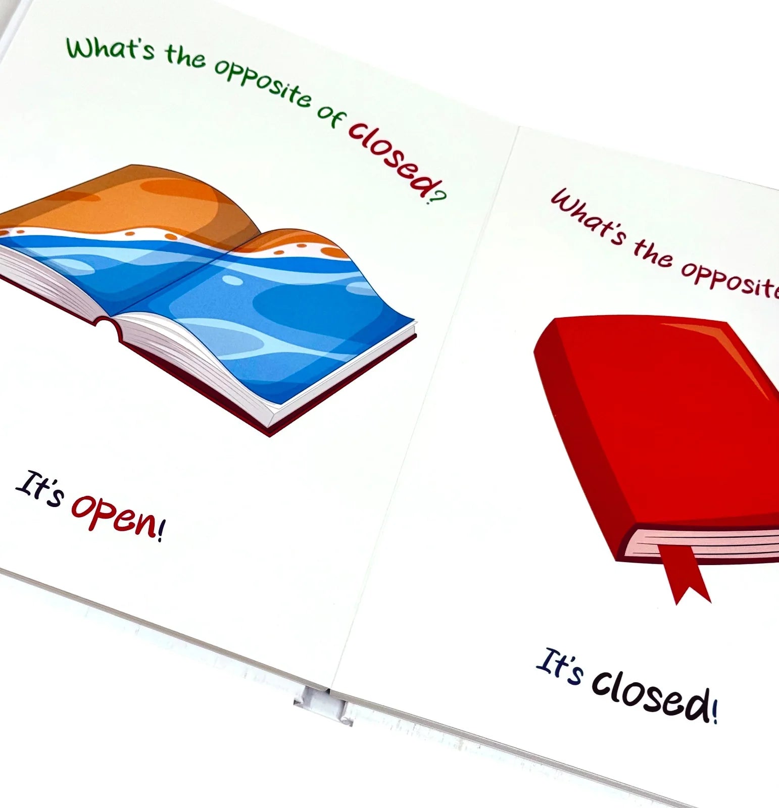 Back cover of What Is The Opposite? by Moonstone board book, Rupa Publications India, ages 2-5
