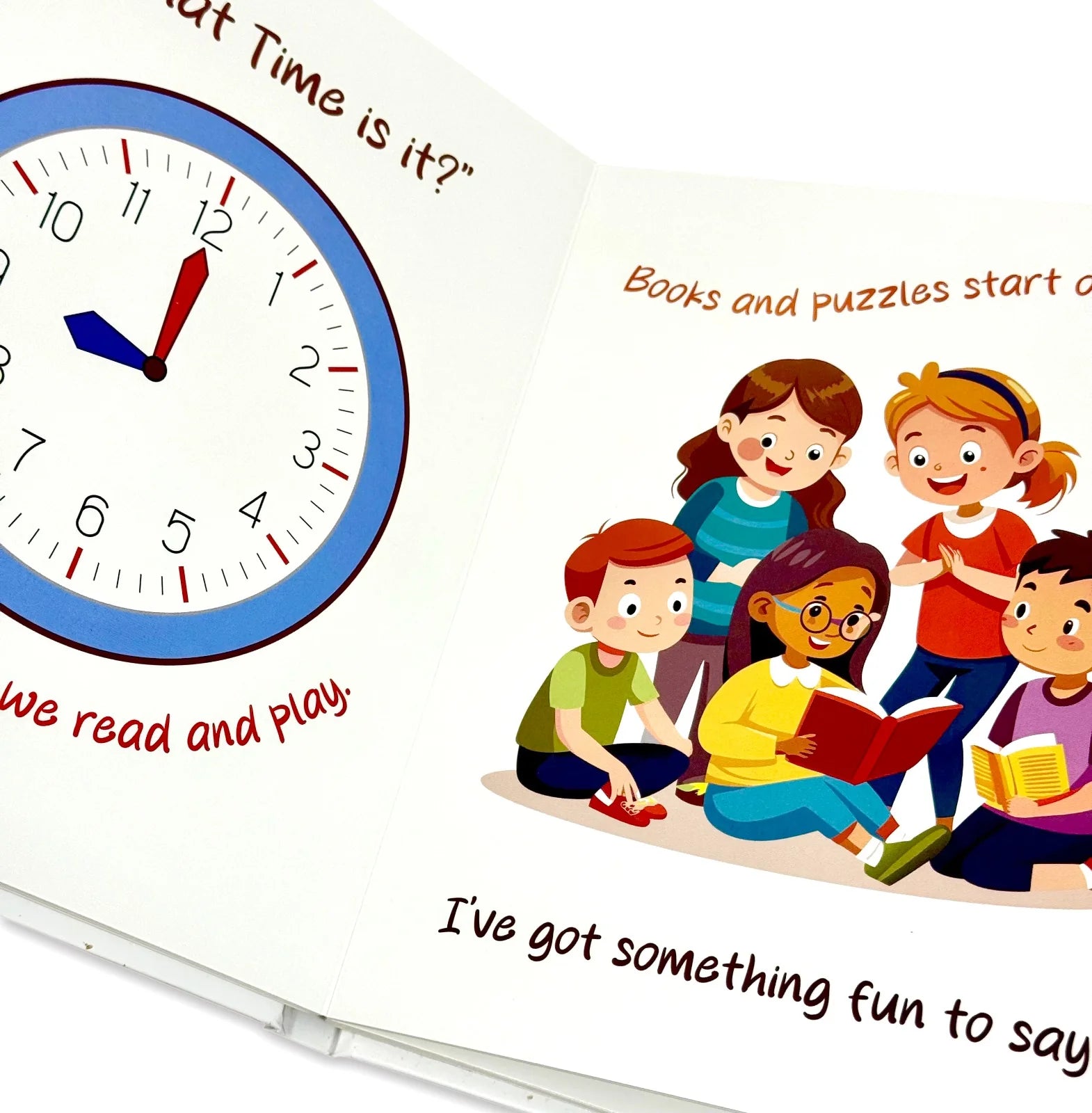 What Time Is It? board book back cover with ISBN 9789370032606 by Rupa Publications