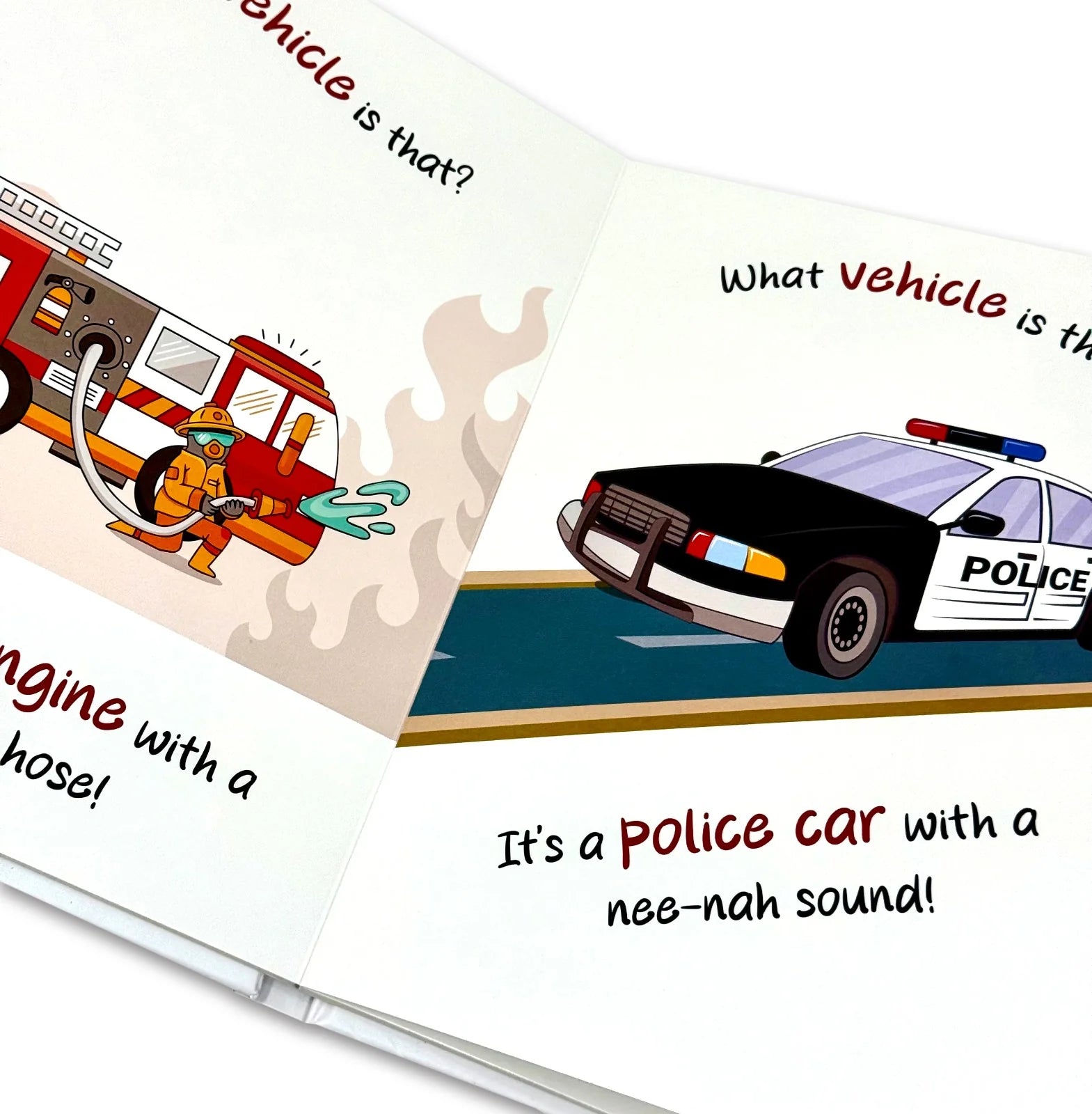 What Vehicle Is That? by Moonstone board book back cover, early learning title for ages 0-2