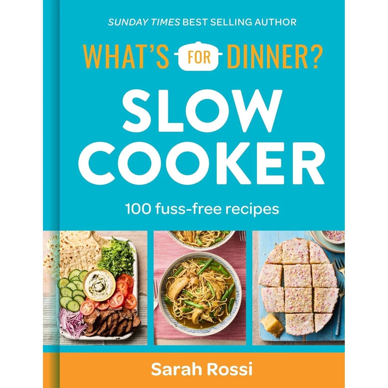 Slow cooker recipe cookbook collection set by Sarah Rossi, Iota and Martina Slajerova, front covers