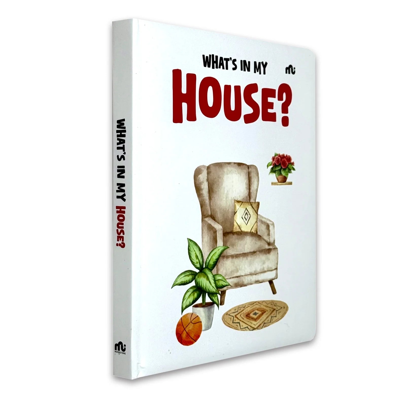 What's In My House? by Moonstone board book cover, My First Learning series, ages 0-2