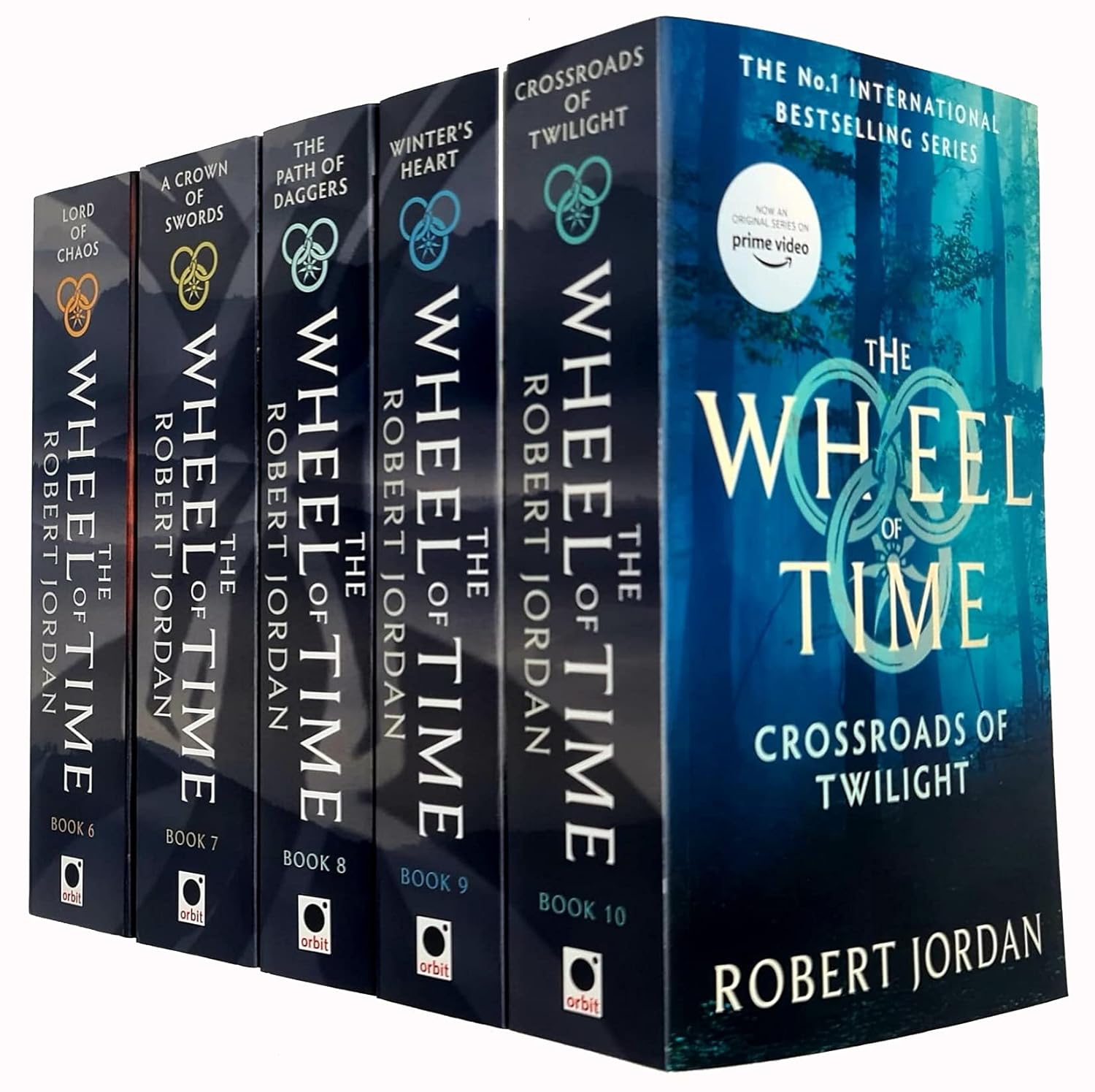 Wheel of Time Series 2 by Robert Jordan - 5 Books Collection Set (Books 6-10) - Paperback fantasy box set