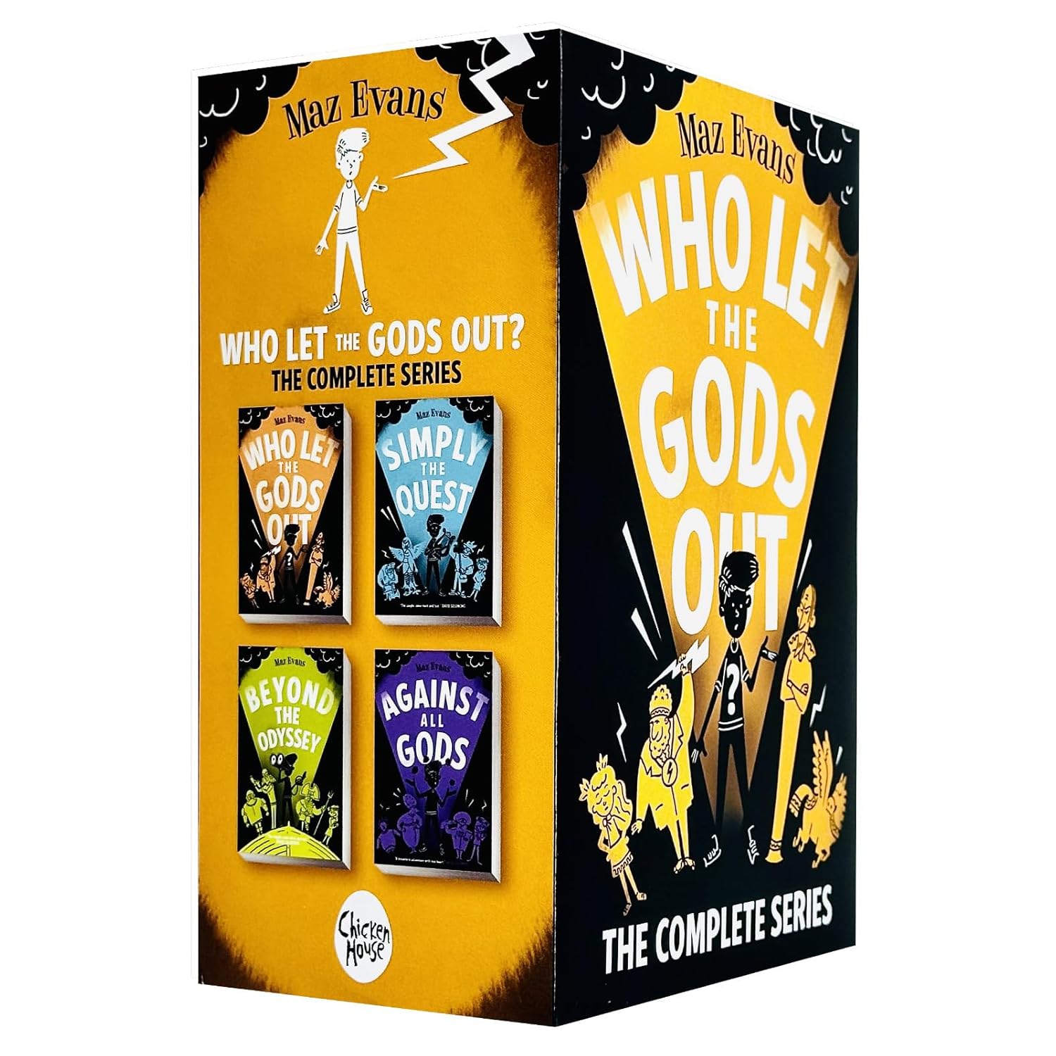 Who Let the Gods Out 4 Books Collection Set by Maz Evans - Greek mythology fantasy adventure paperback set