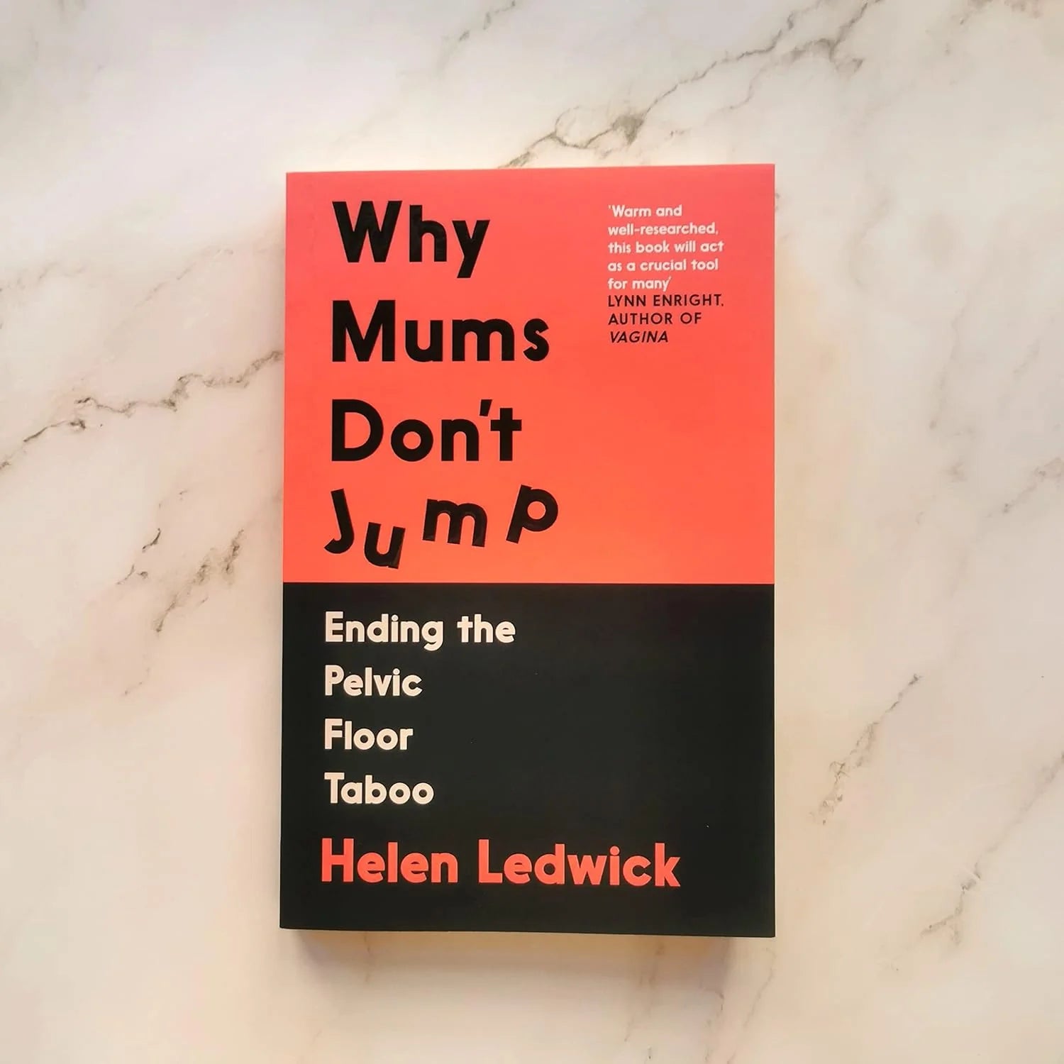 Why Mums Don't Jump by Helen Ledwick - Non Fiction Paperback back cover with blurb