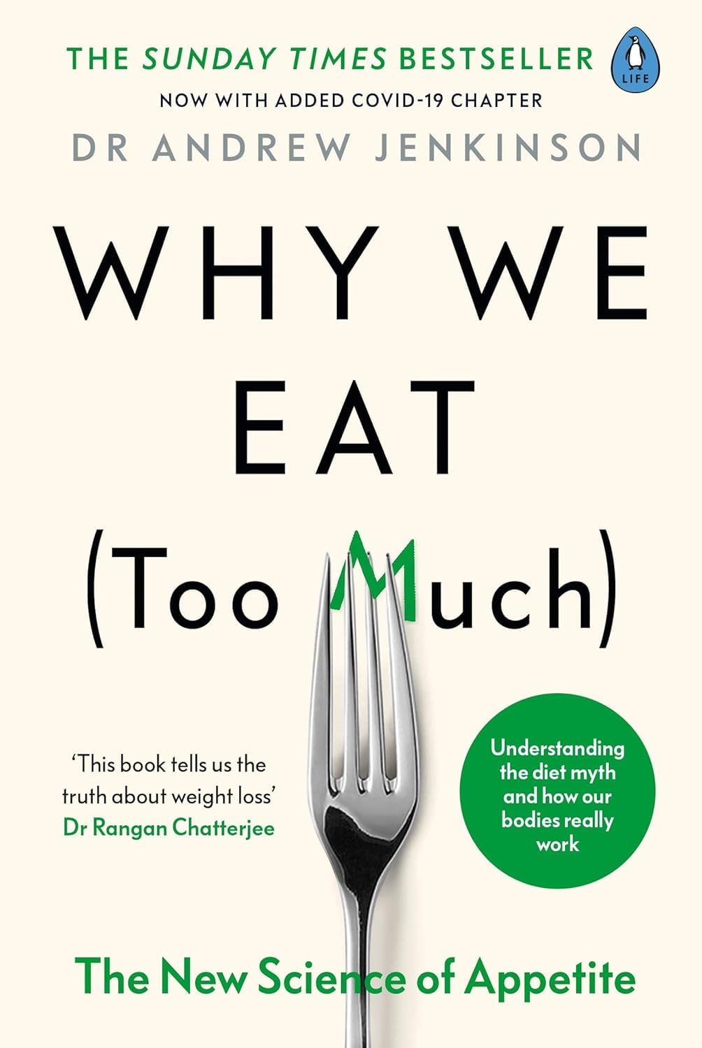 Paperback covers of Why We Eat (Too Much) and Metabolical, 2 books diet and nutrition collection set