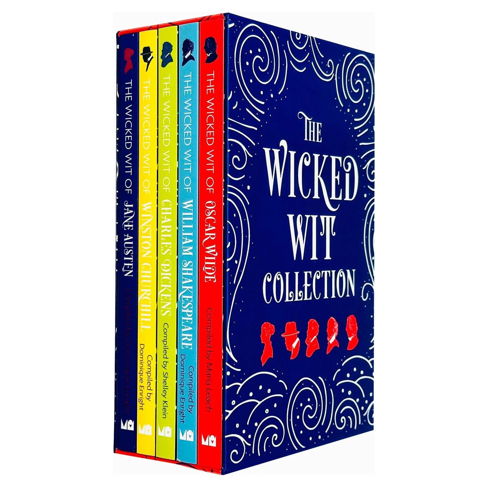 The Wicked Wit Collection 5 Books Set featuring Austen, Churchill, Dickens, Shakespeare and Wilde - Paperback