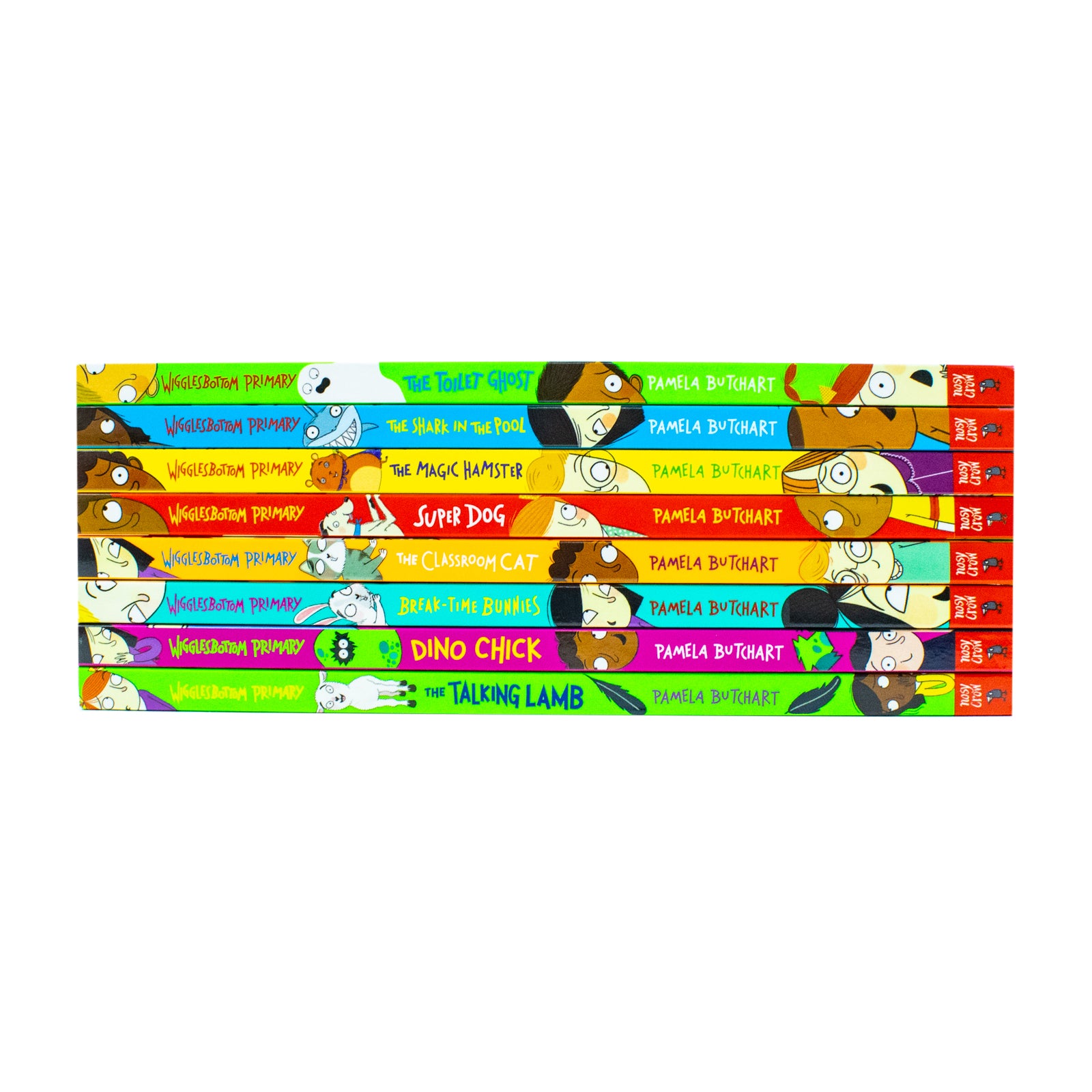 Wigglesbottom Primary Series 8 Books Collection Set by Pamela Butchart - Ages 5-7 Paperback childrens book set