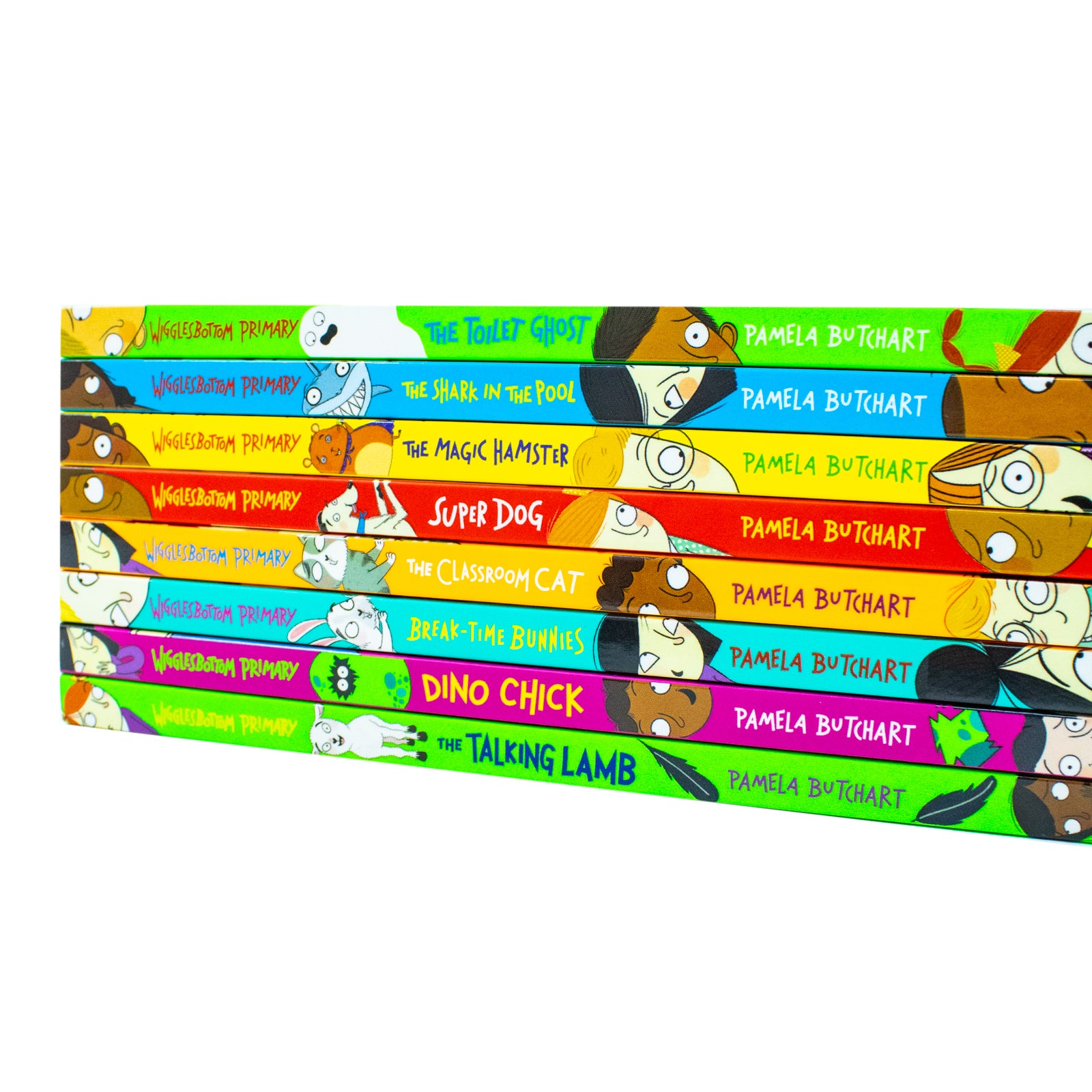 Wigglesbottom Primary Series 8 Books Collection Set by Pamela Butchart - Ages 5-7 Paperback childrens book set
