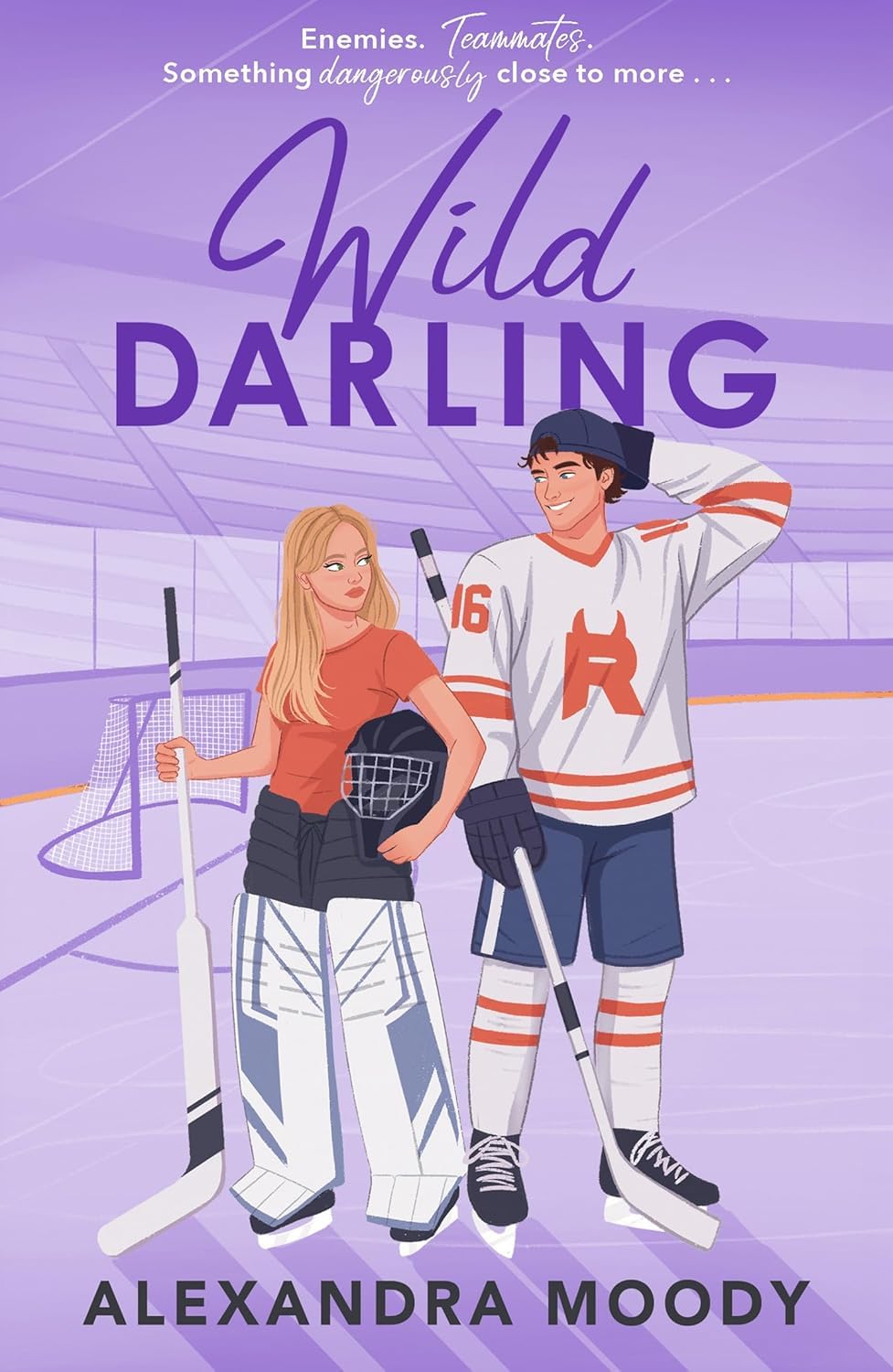 Wild Darling by Alexandra Moody - Darling Devils book 3 paperback cover, YA ice-hockey romance