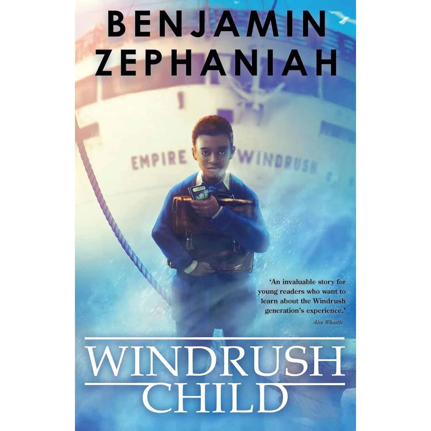 Windrush Child by Benjamin Zephaniah - Voices series paperback - Ages 9-12 - front cover