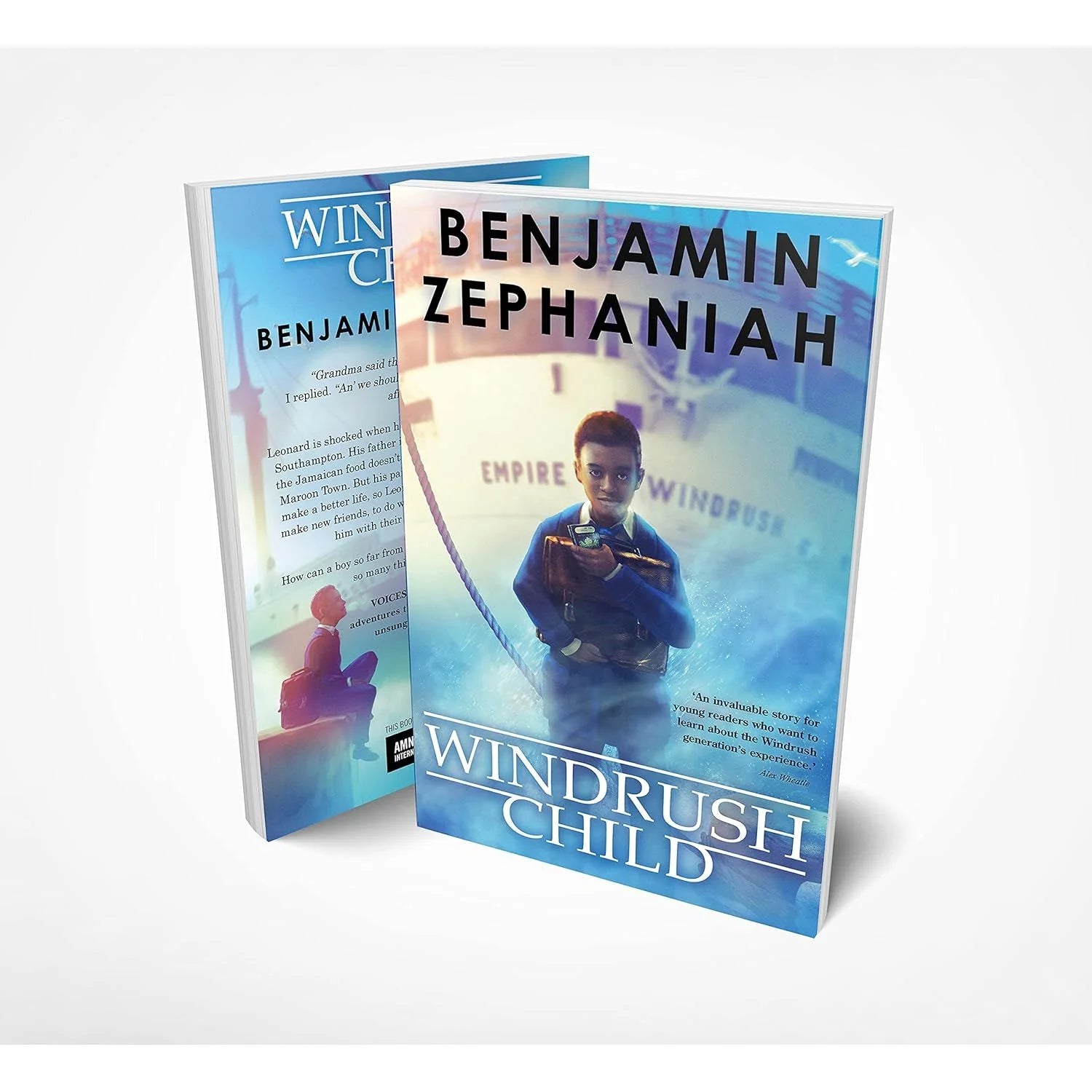 Windrush Child by Benjamin Zephaniah - Voices series paperback - Ages 9-12 - book detail