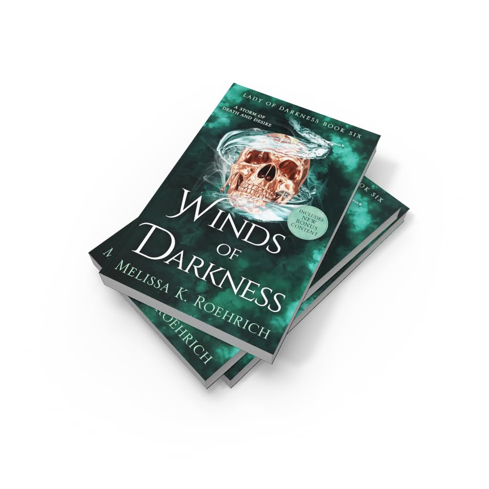 Winds of Darkness, Lady of Darkness Book 6 by Melissa K. Roehrich - paperback spine and cover view