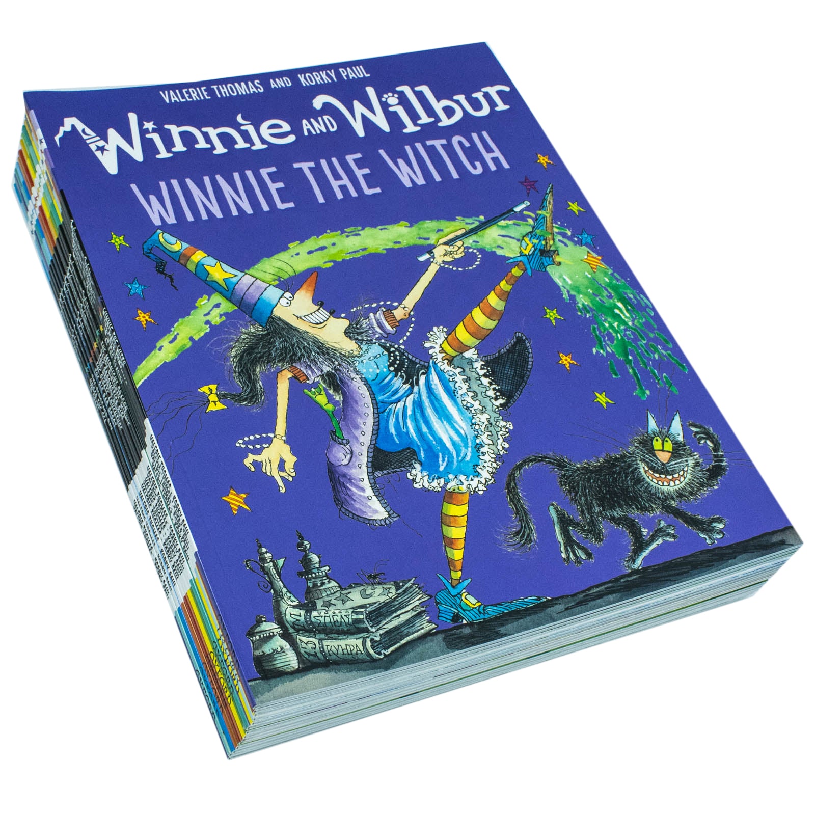 Winnie and Wilbur 16 Book Collection Set by Valerie Thomas - full set of paperback titles